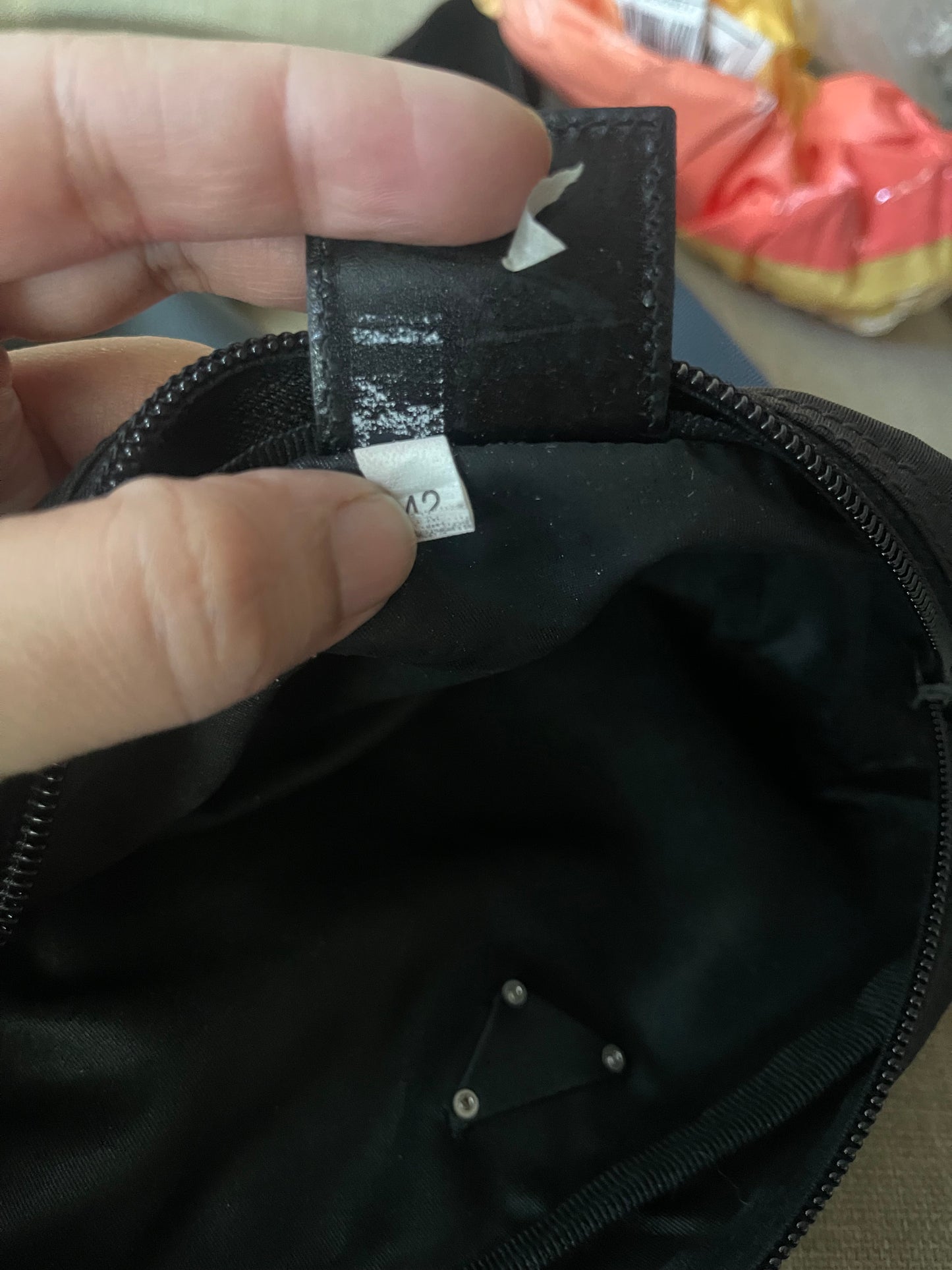 Authentic Prada accessory’s pouch turned into a crossbody