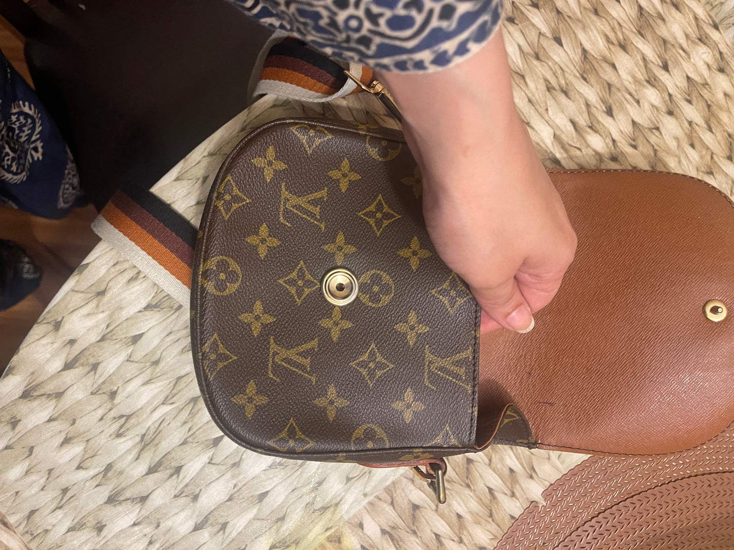 Authentic vintage Louis Vuitton monogram crossbody bag