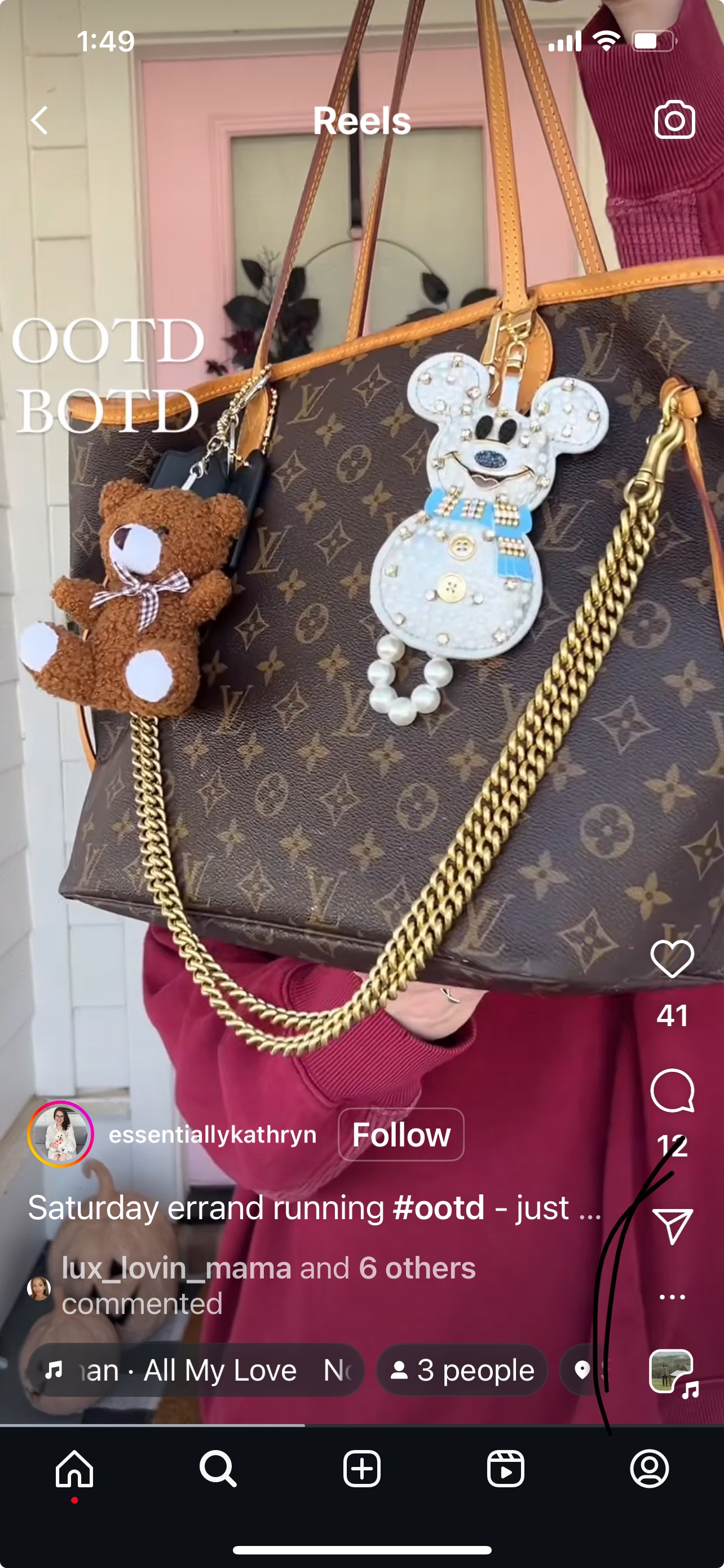 Authentic Gucci gg logo leather long wallet