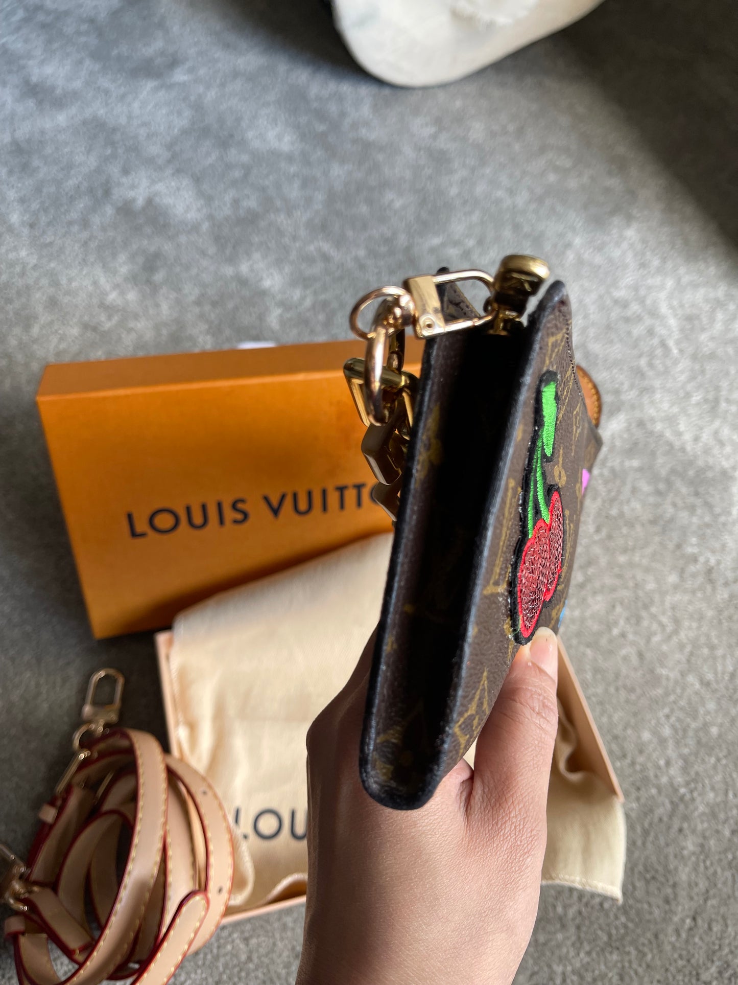 Authentic Louis Vuitton monogram accessory pouch