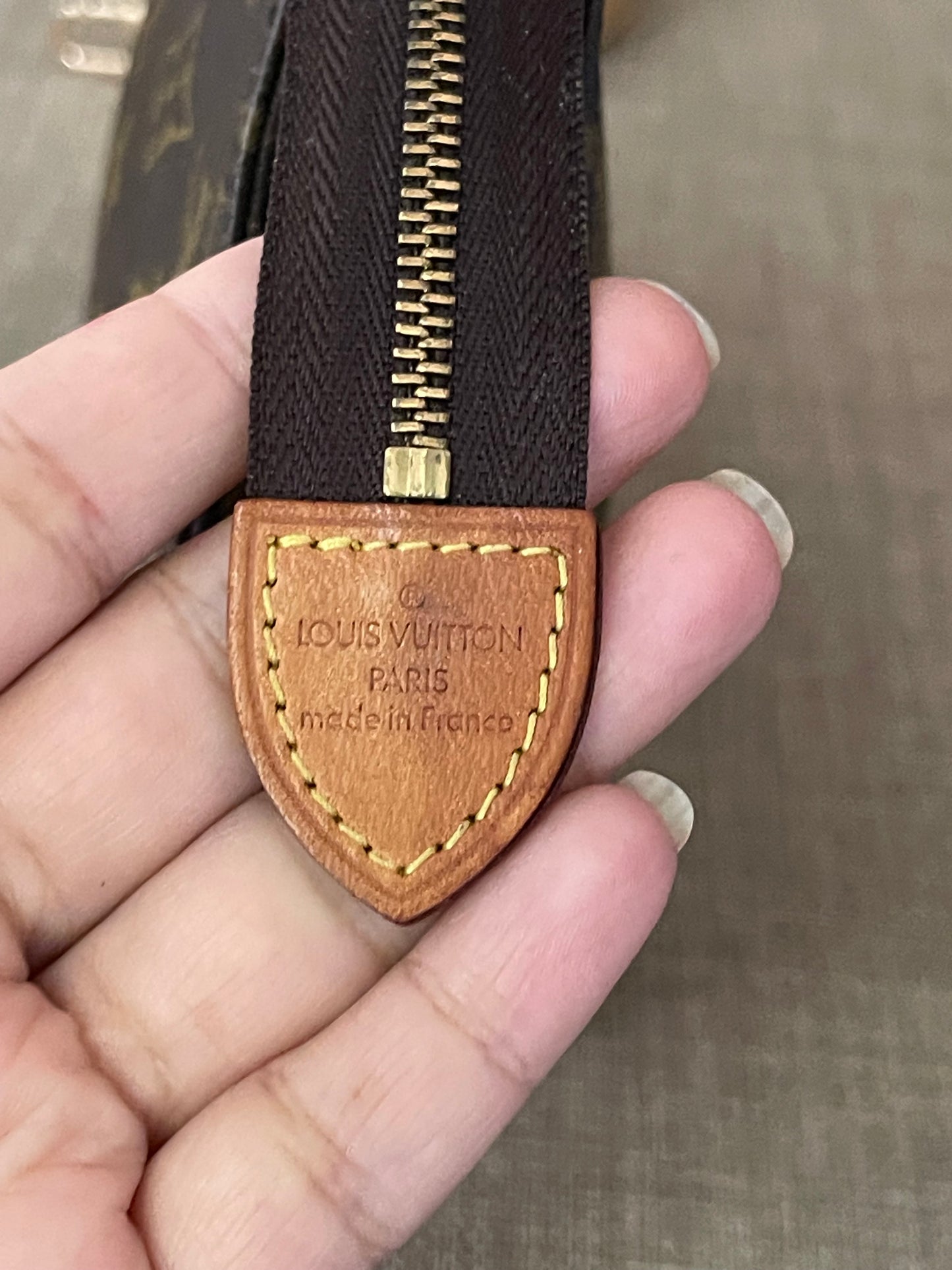 Authentic Louis Vuitton toilette pouch