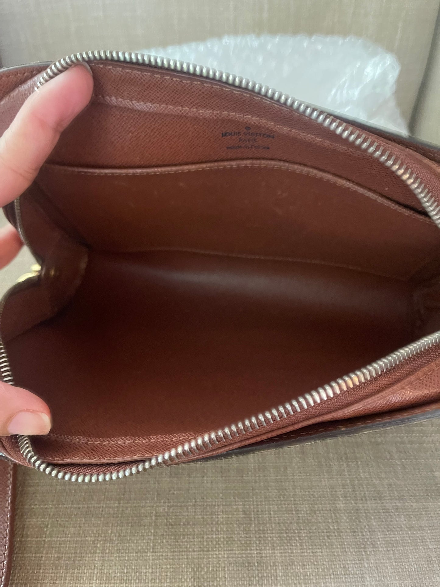 Authentic Louis Vuitton monogram wristlet pouch