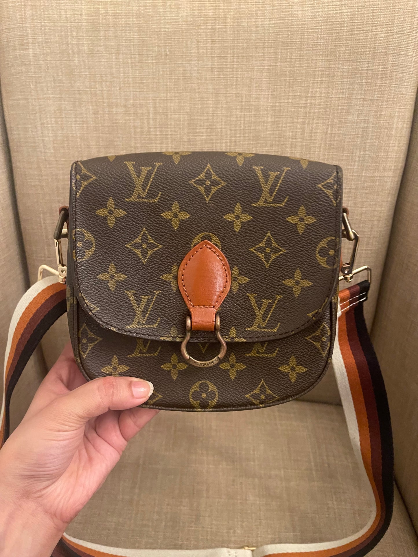 Authentic vintage Louis Vuitton monogram crossbody bag