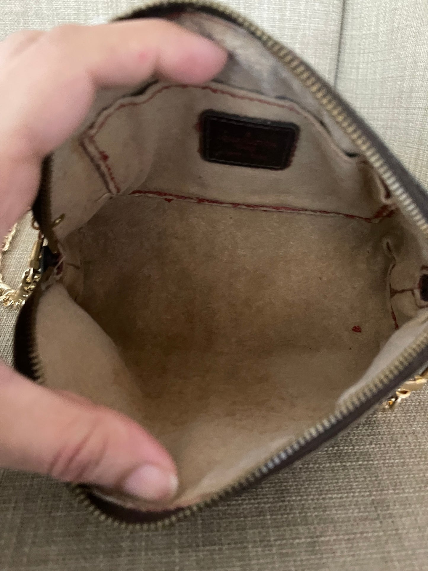 Authentic Louis Vuitton damier azur pouch crossbody