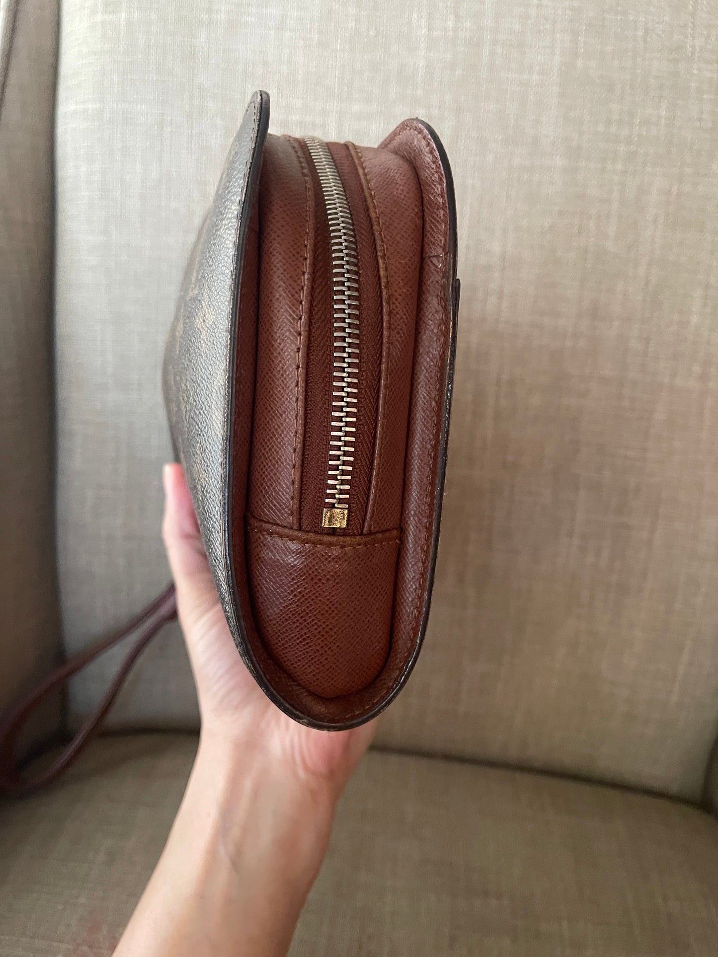 Authentic Louis Vuitton monogram wristlet pouch