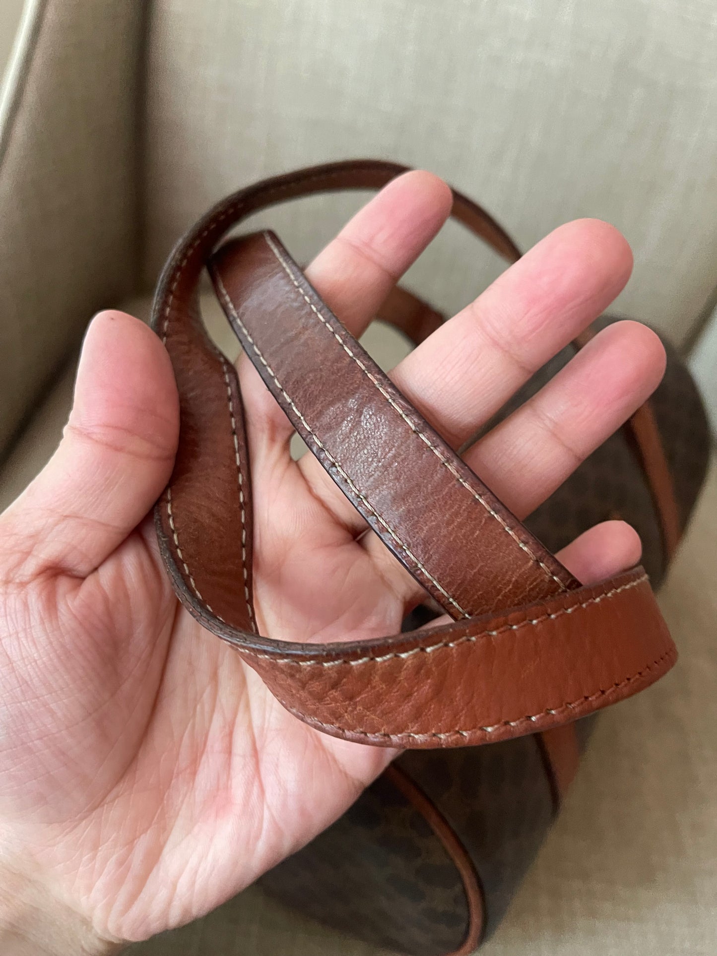 Authentic Celine vintage satchel bag