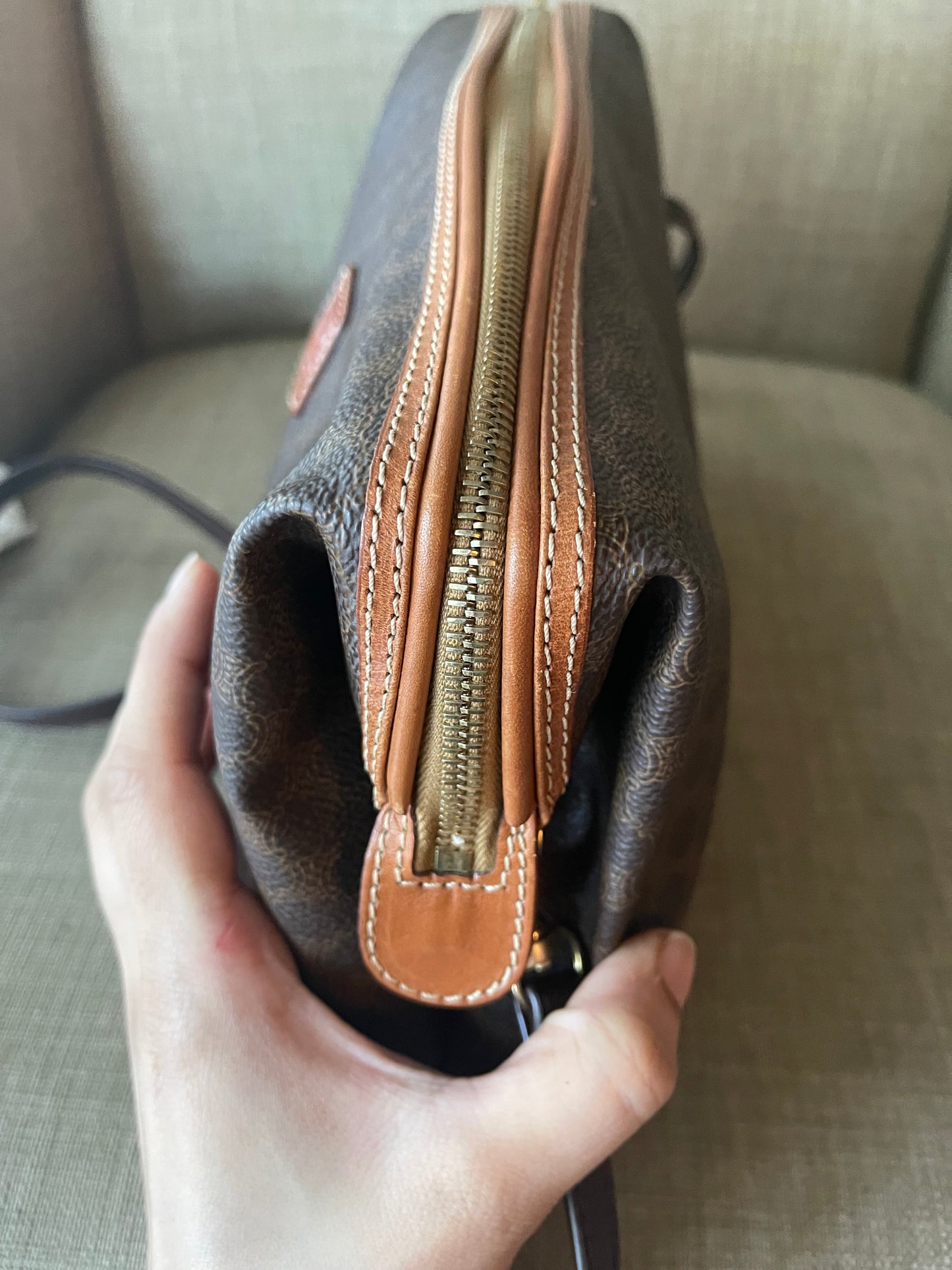 Authentic vintage Celine clutch crossbody bag