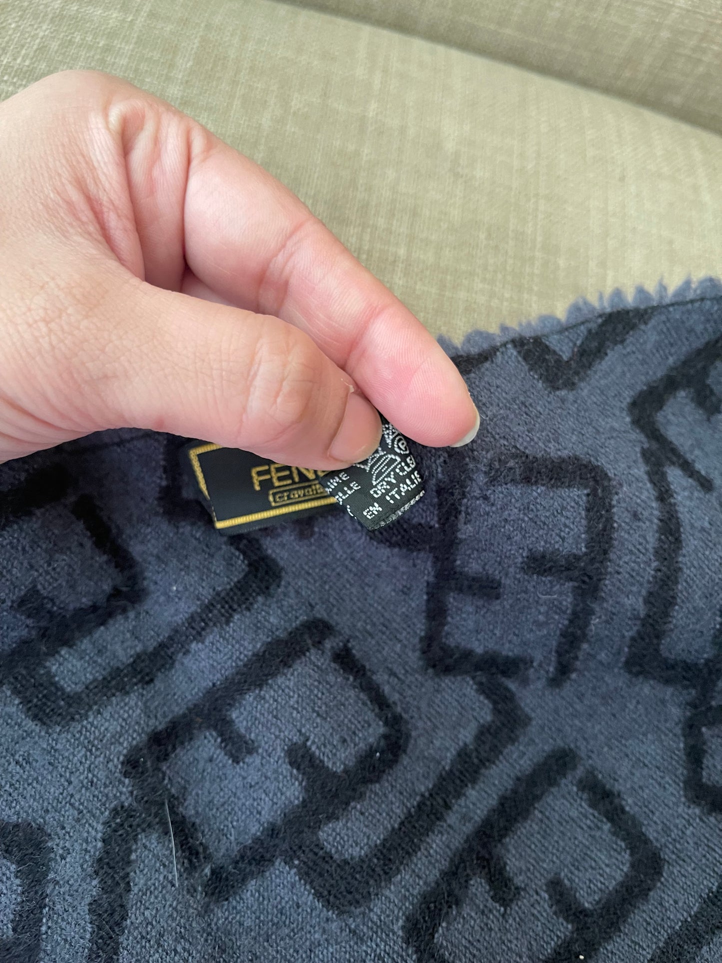 Authentic vintage fendi scarf