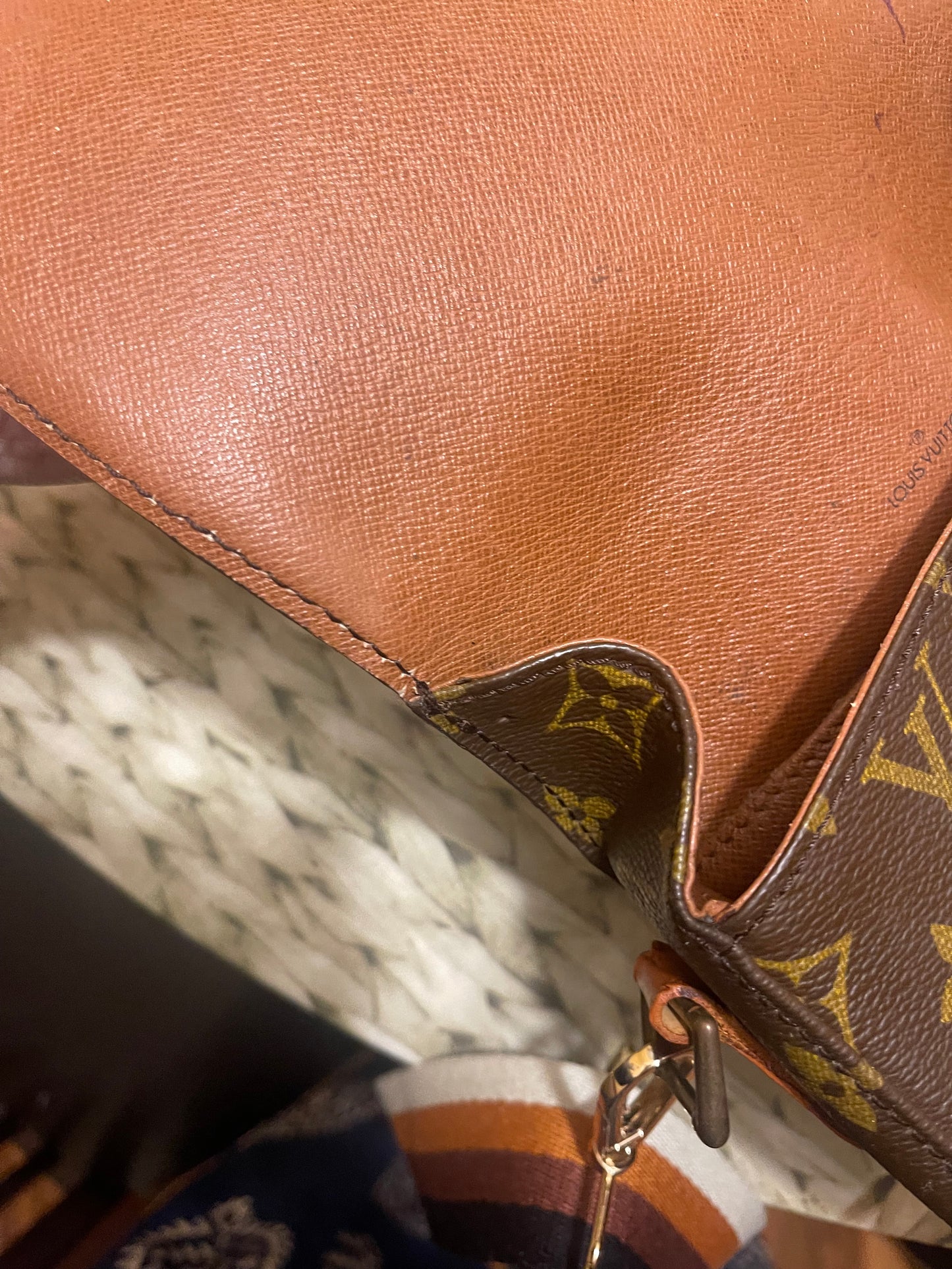 Authentic vintage Louis Vuitton monogram crossbody bag
