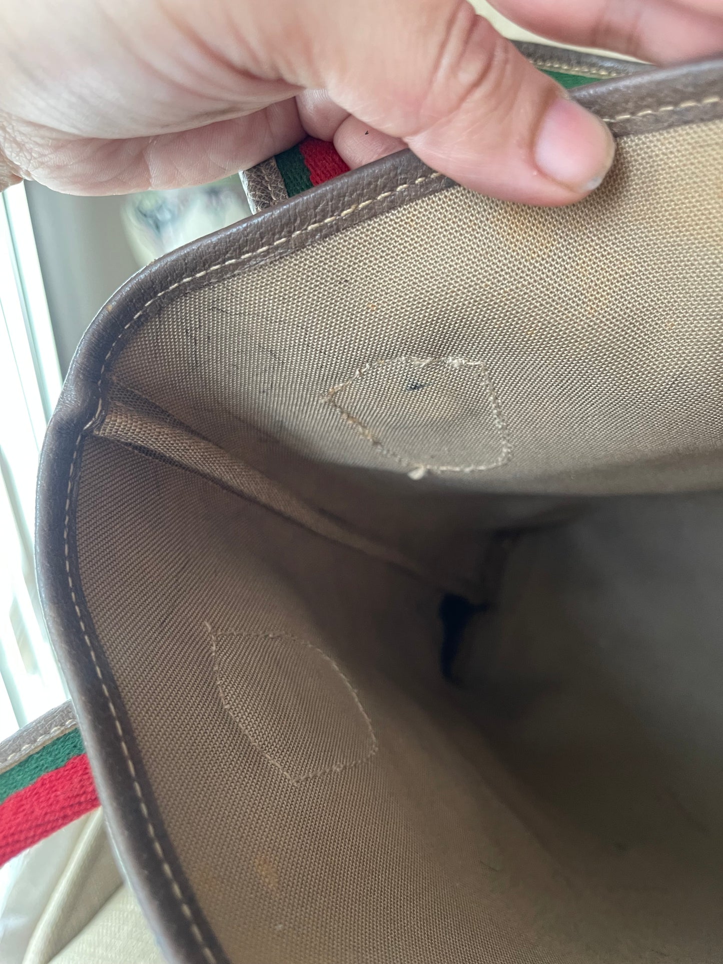 Authentic Gucci vintage tote bag