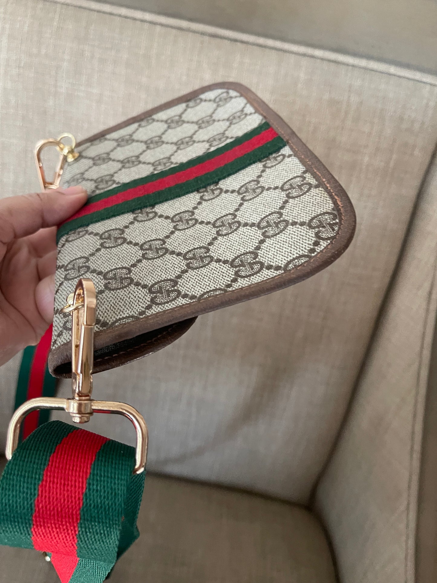 Authentic Gucci vintage clutch crossbody