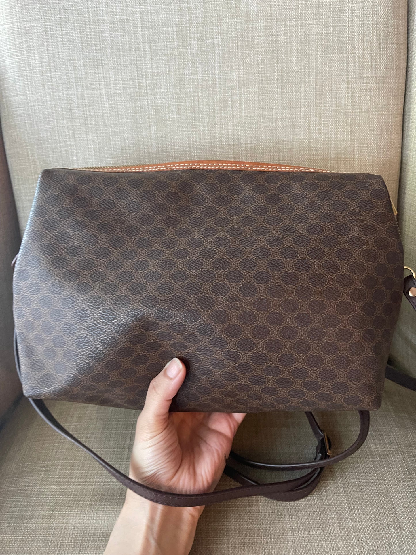 Authentic vintage Celine clutch crossbody bag