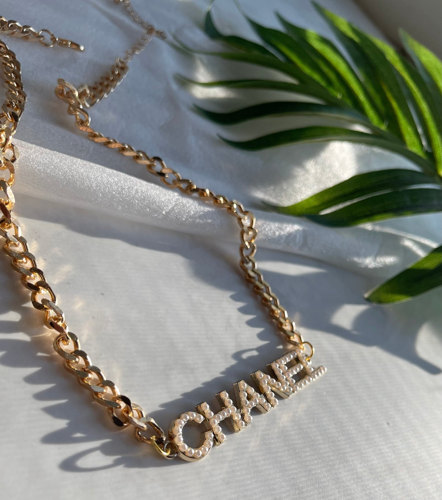 Upcycled charm necklace