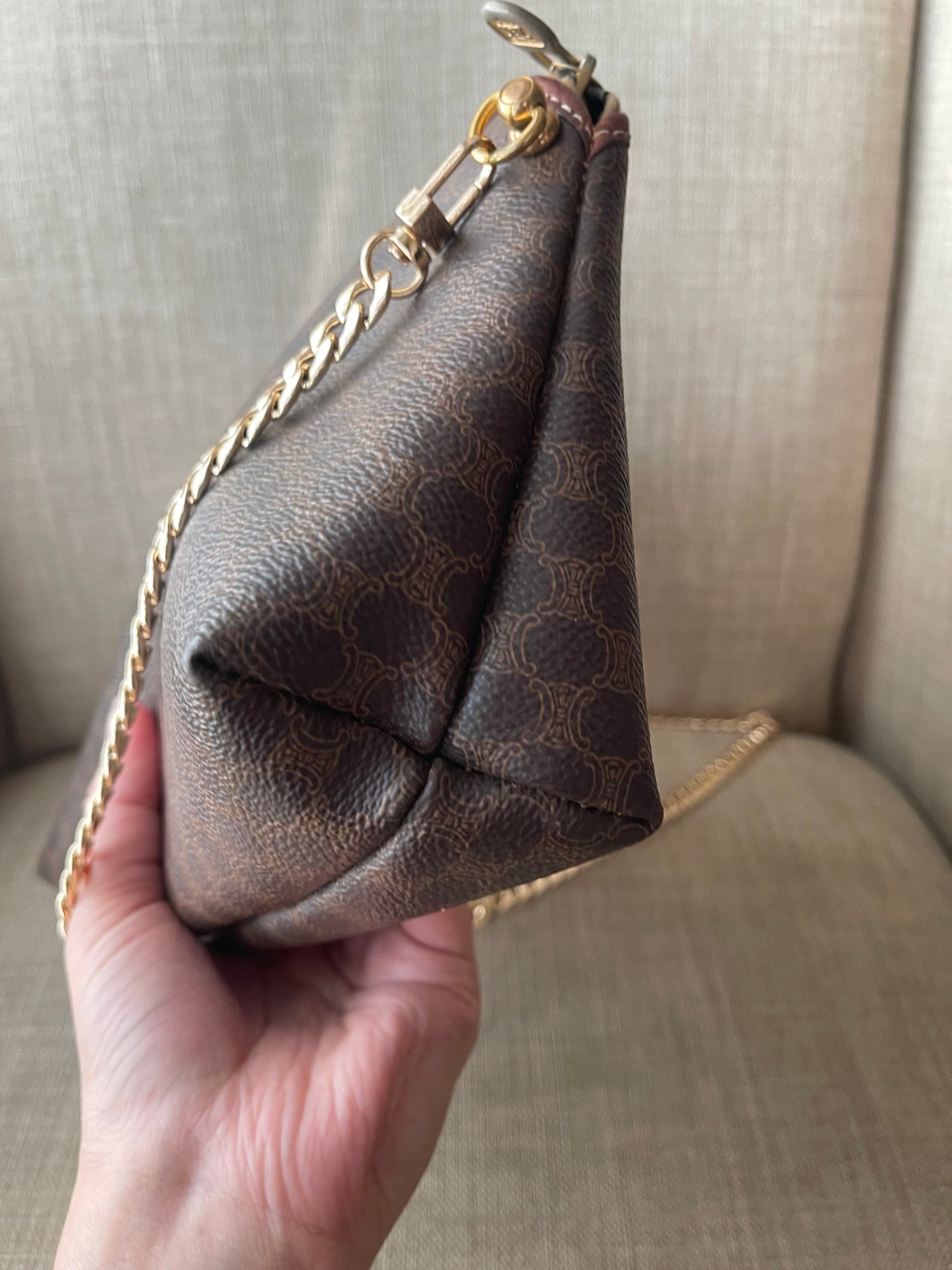 Authentic vintage Celine clutch bag