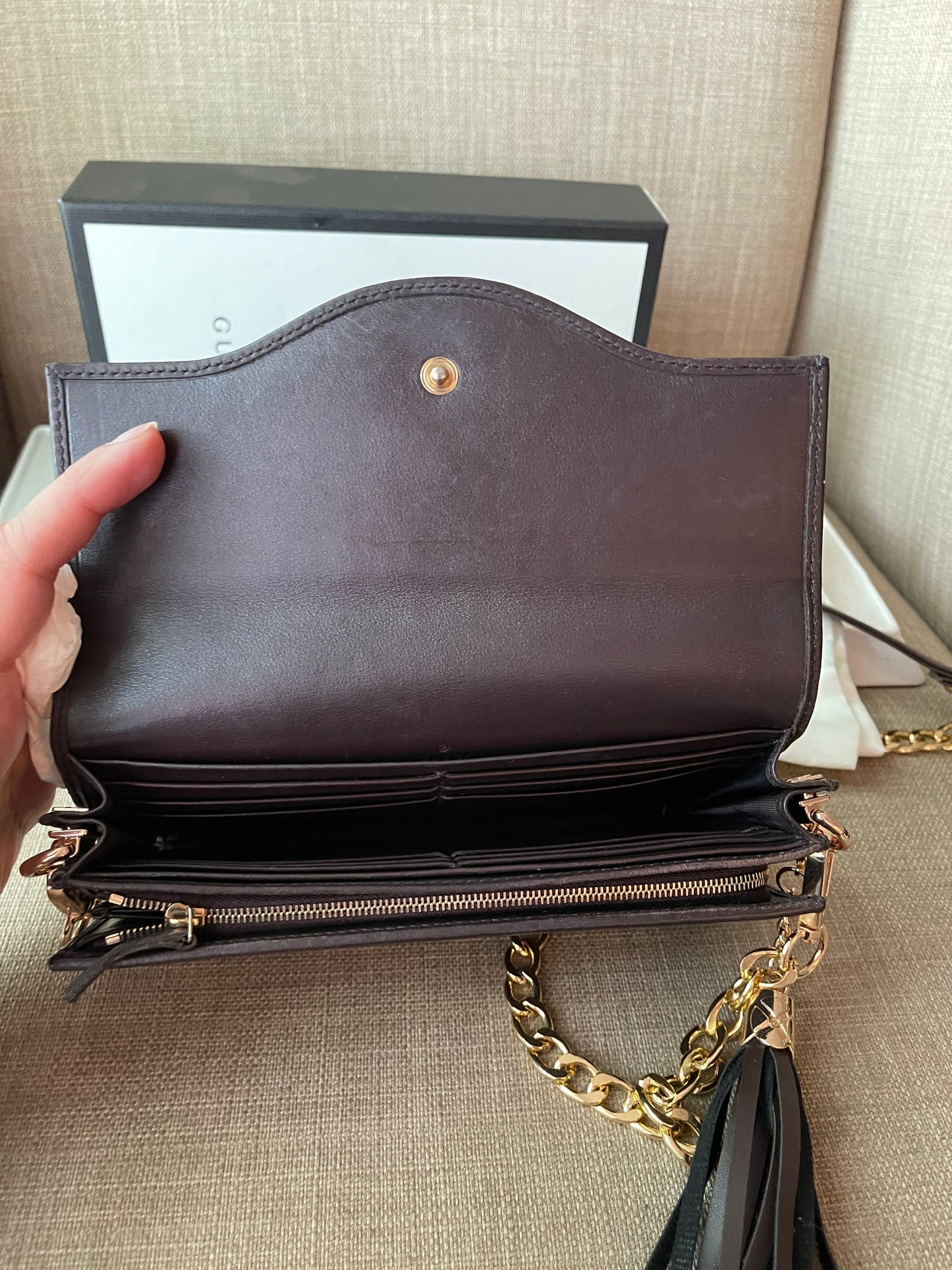 Authentic Gucci vintage gg wallet