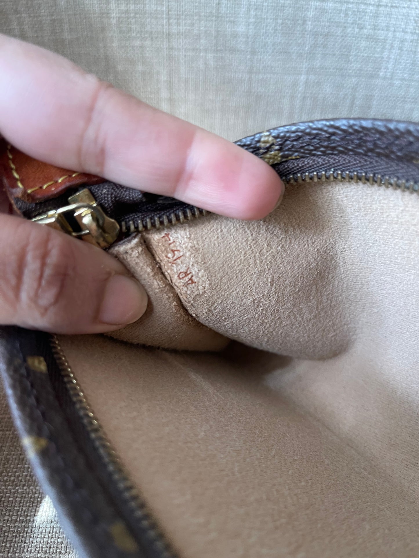 Authentic Louis Vuitton monogram pouch