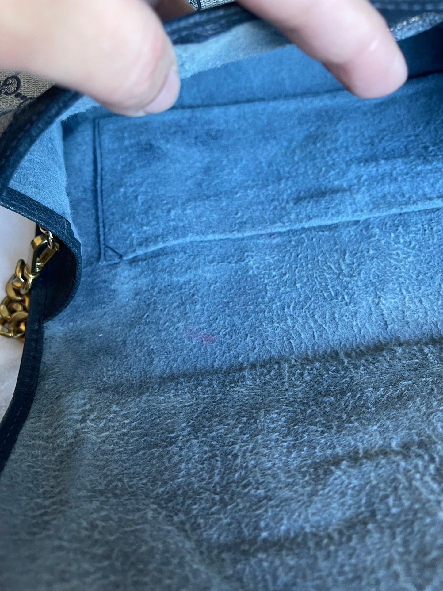 Authentic vintage Gucci web sherry line crossbody bag