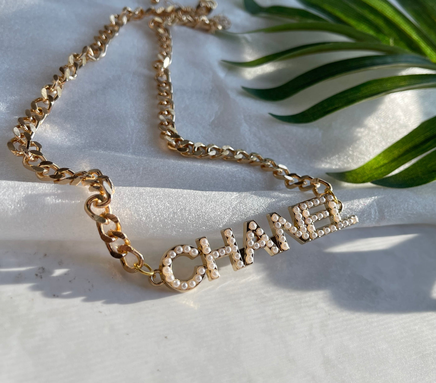 Upcycled charm necklace