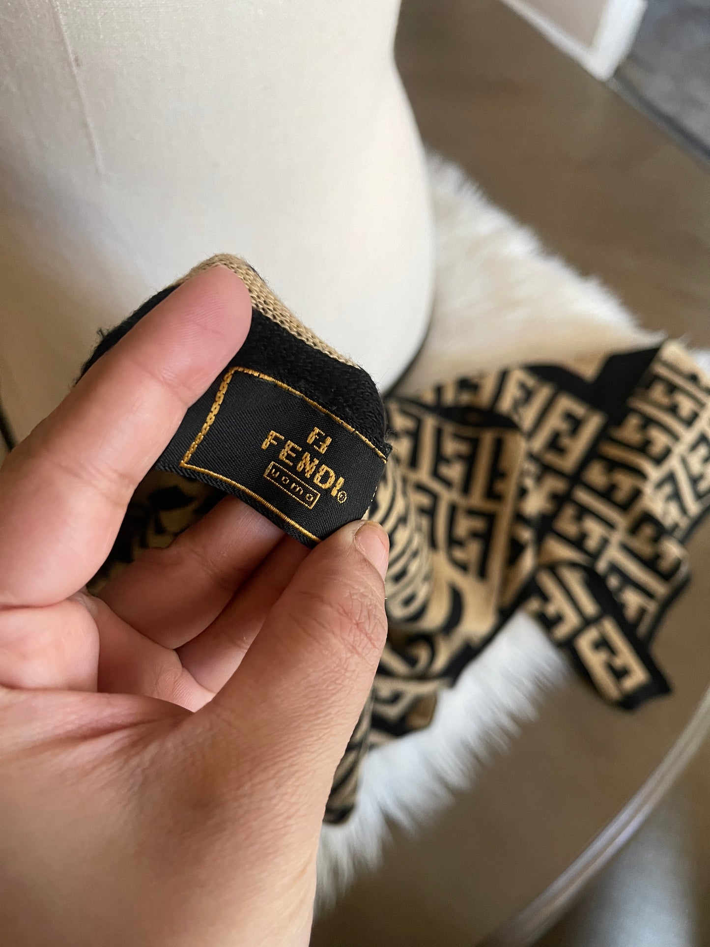 Authentic vintage fendi scarf