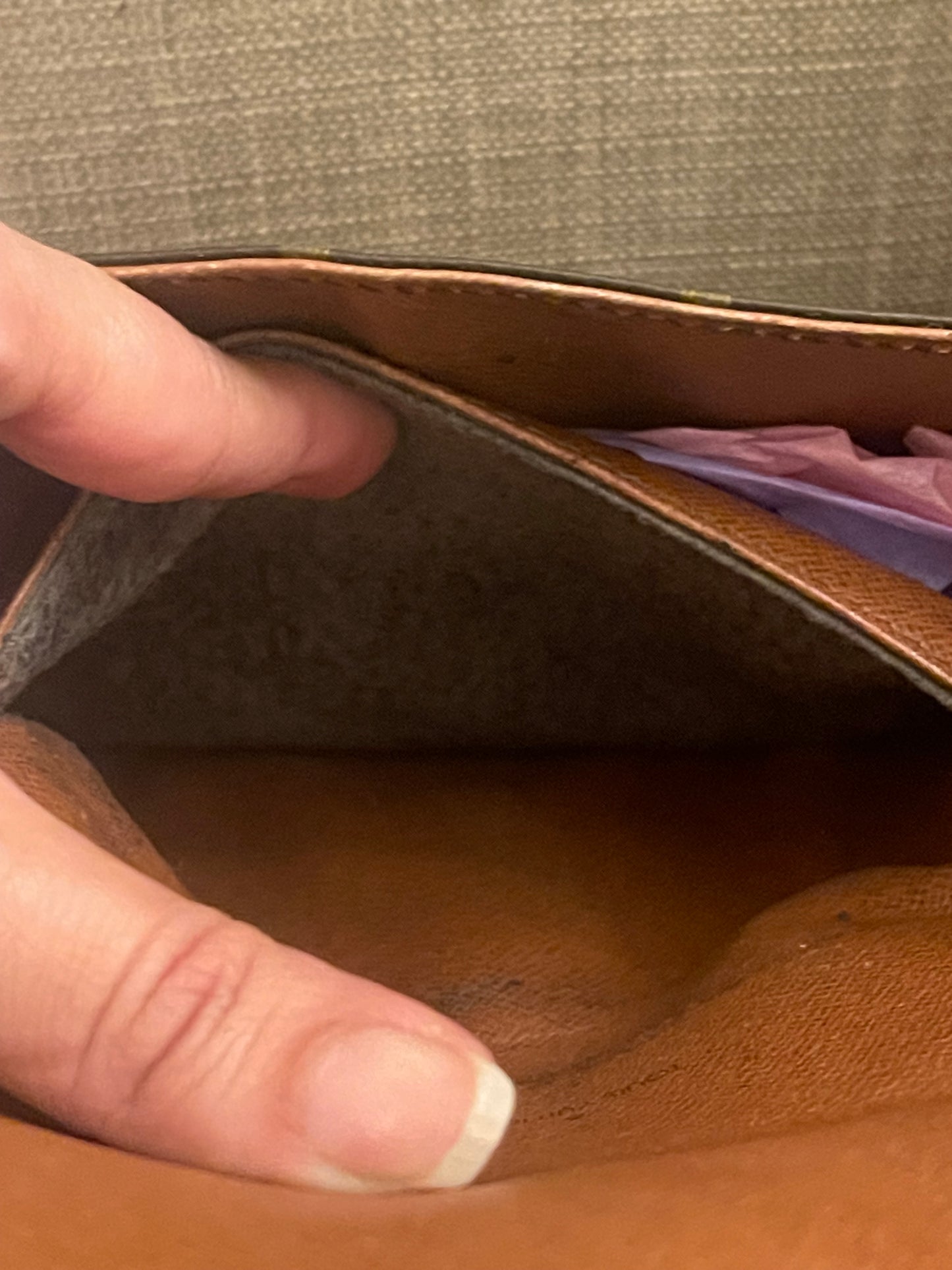 Authentic vintage Louis Vuitton monogram crossbody bag