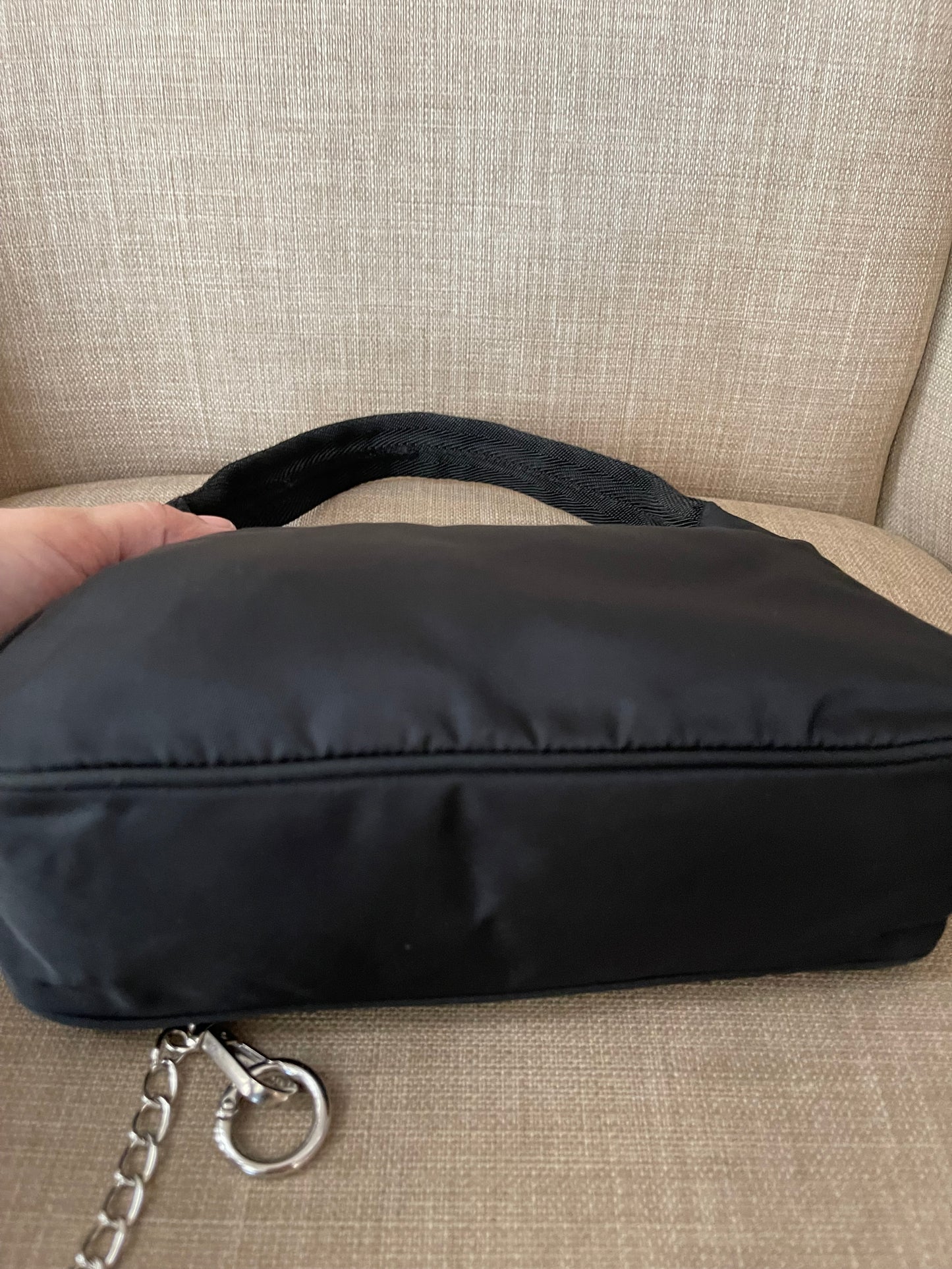 Authentic vintage Prada nylon small shoulder bag