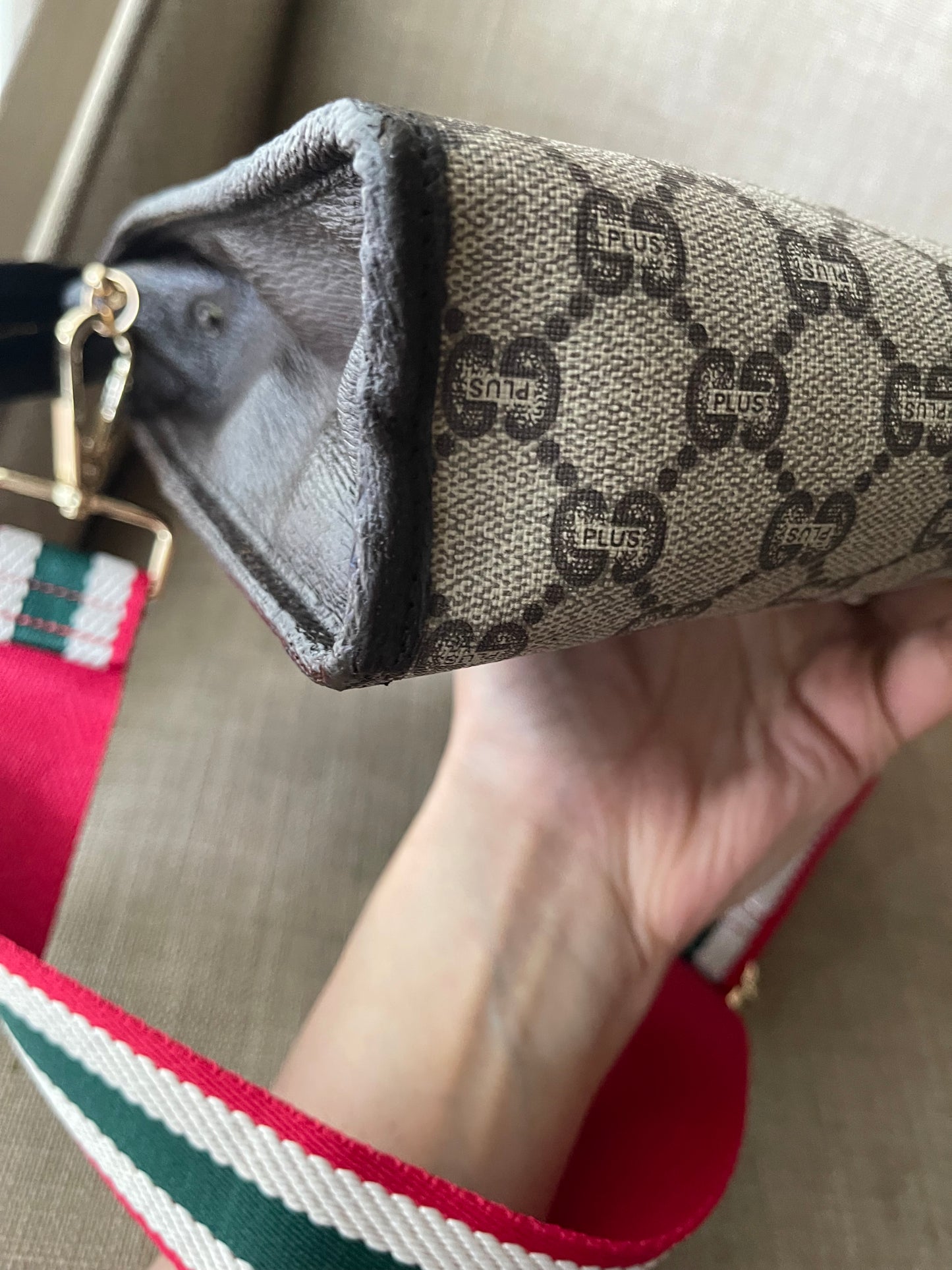 Authentic vintage Gucci plus clutch crossbody
