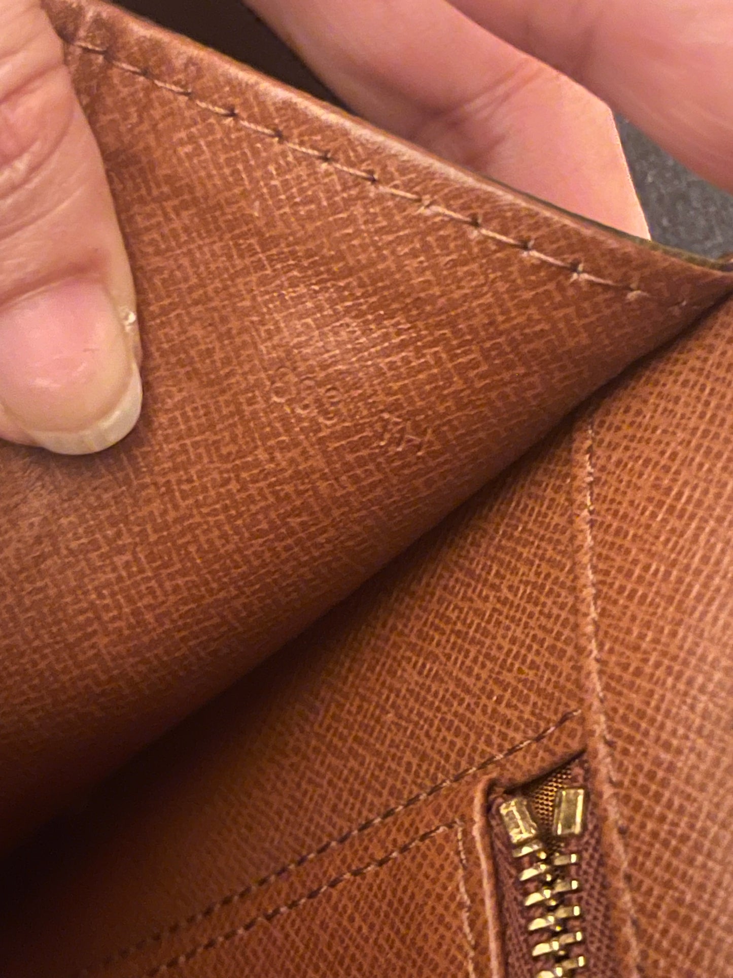 Authentic Louis Vuitton vintage dame clutch bag