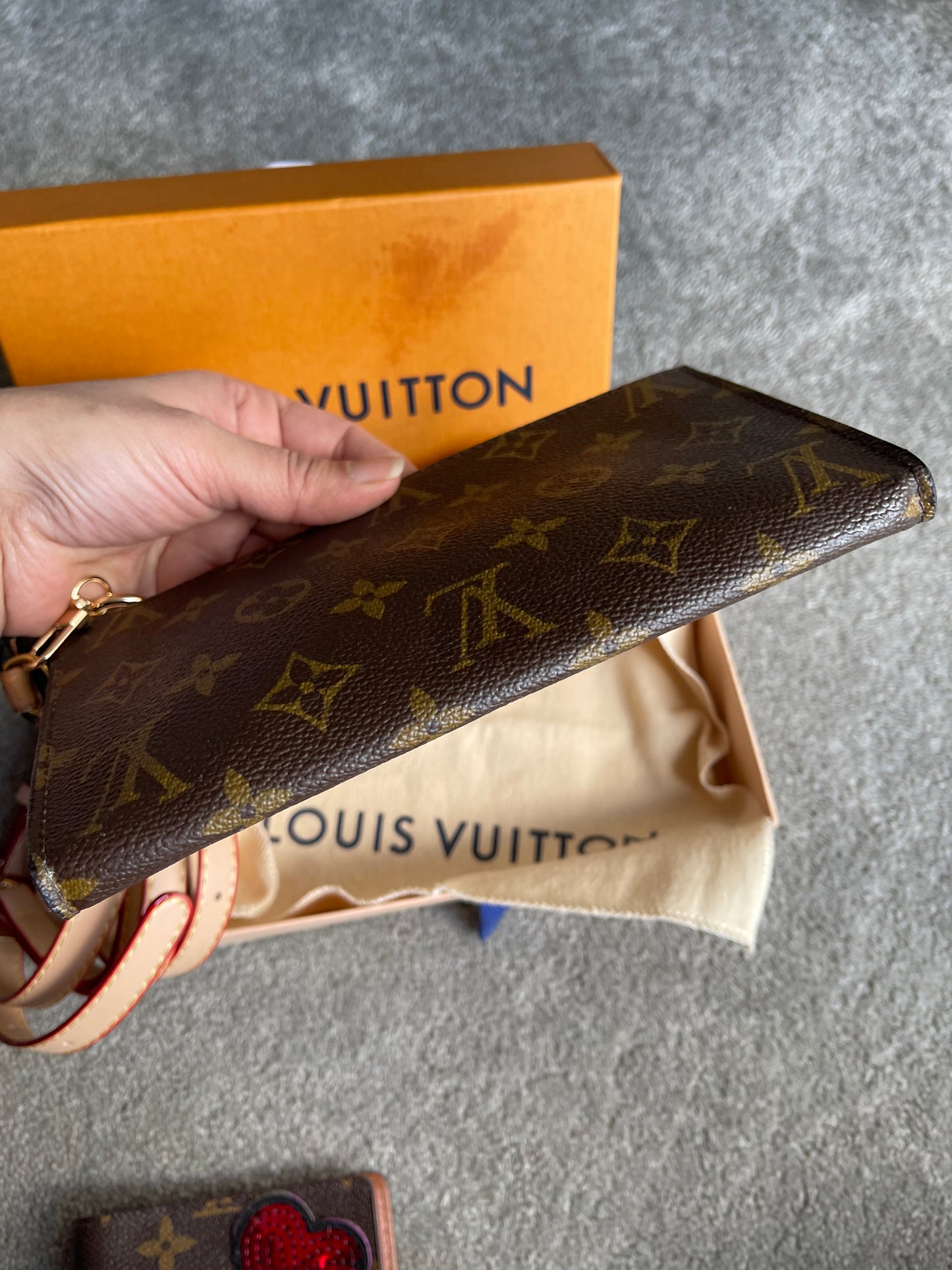 Authentic Louis Vuitton monogram accessory pouch