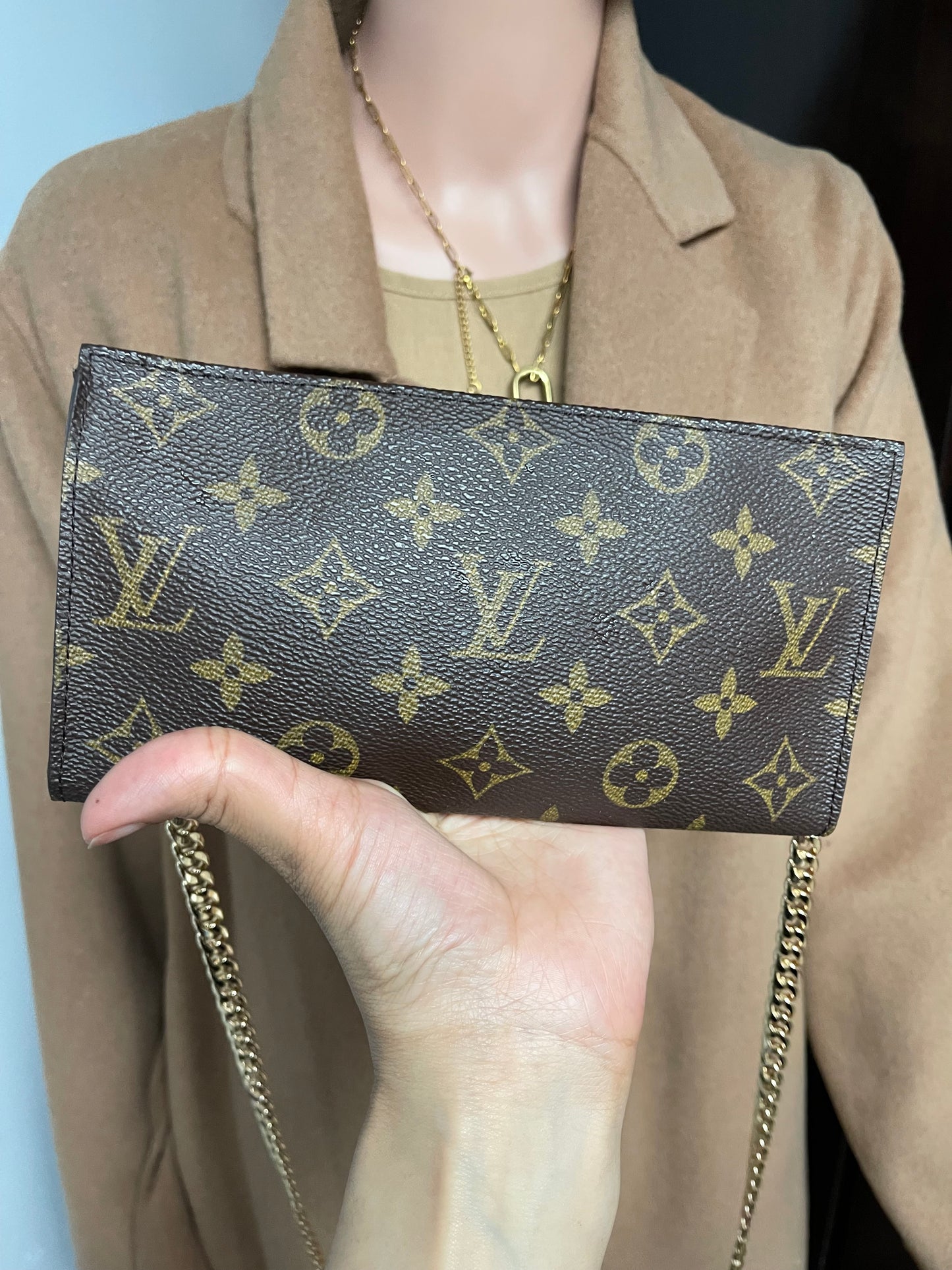 Authentic Louis Vuitton wristlet pouch FL0098 (wN8)