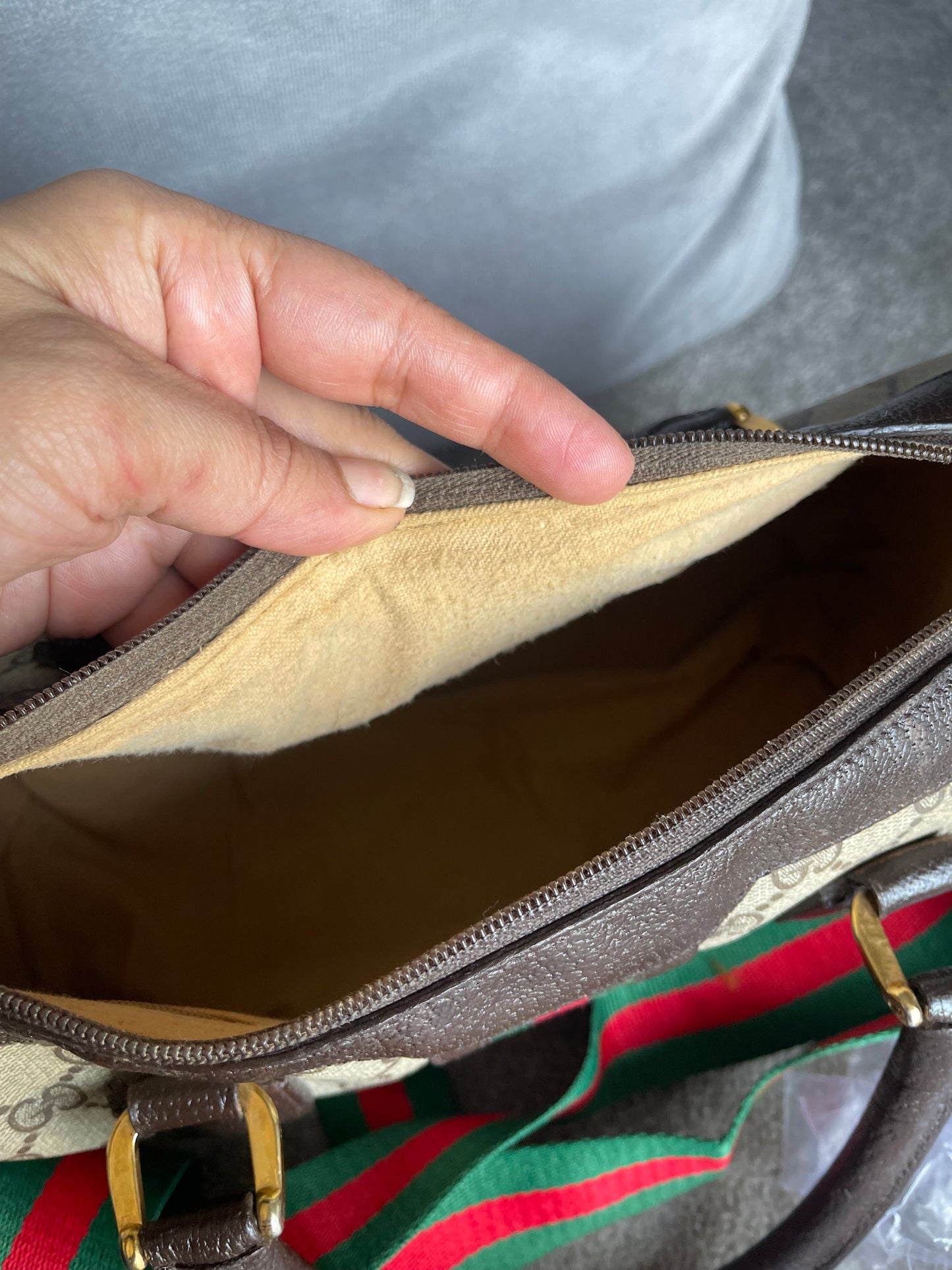 Authentic Gucci vintage satchel bag