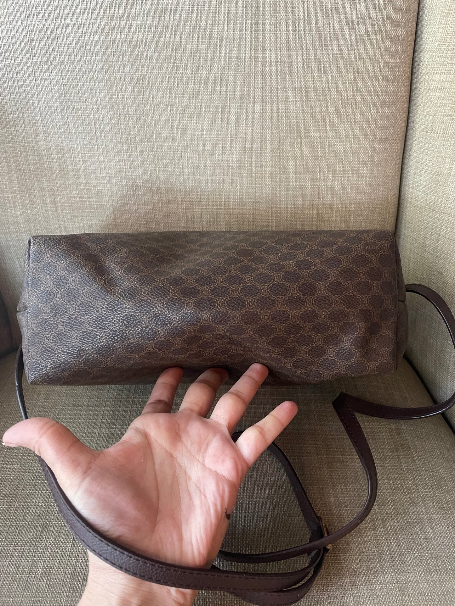 Authentic vintage Celine clutch crossbody bag