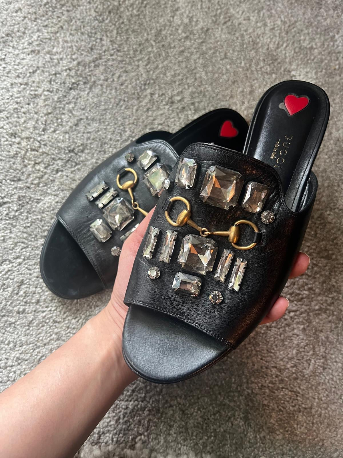 Authentic Gucci horse boy sandal