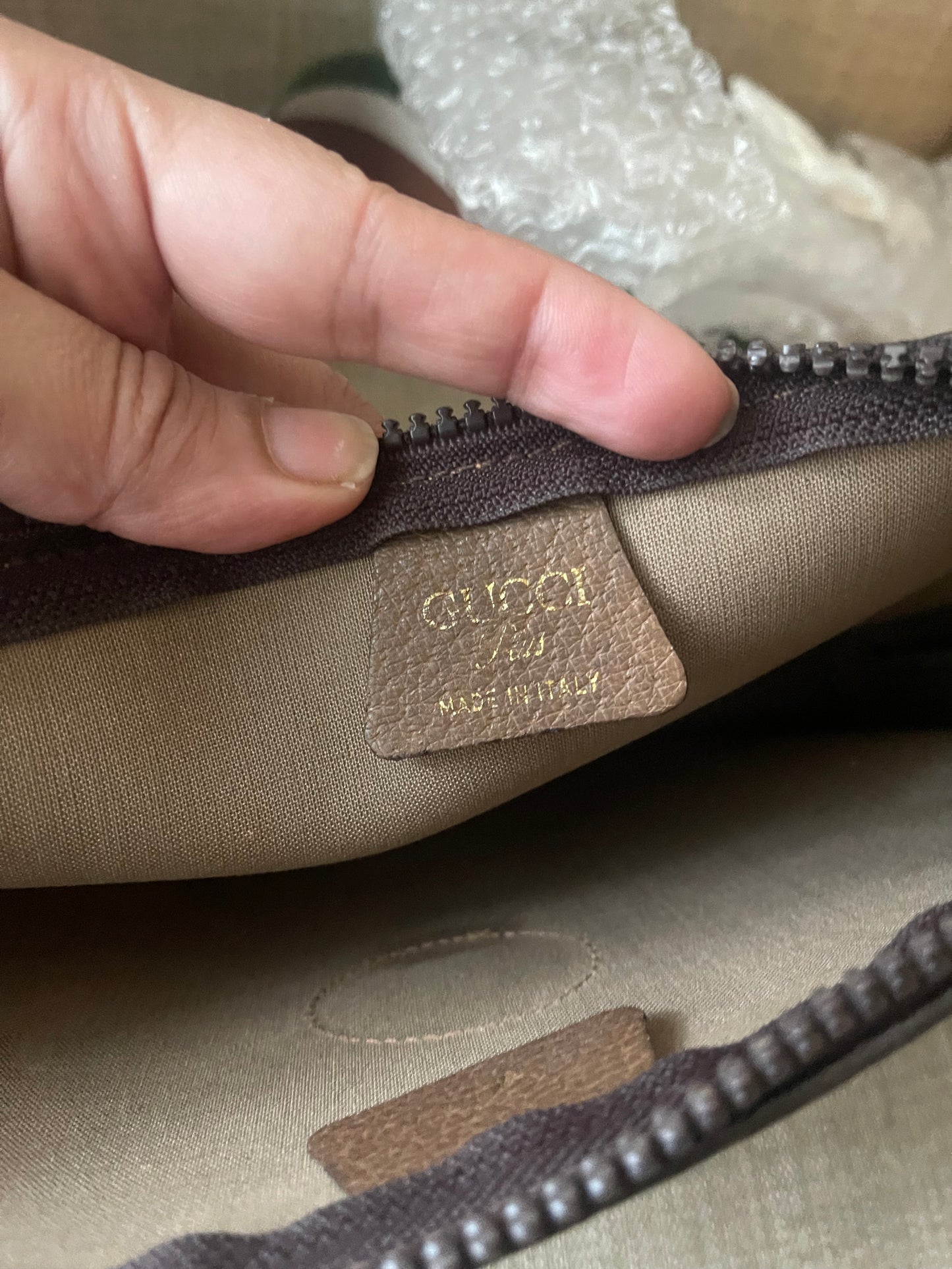 Authentic Gucci gg plus vintage clutch bag