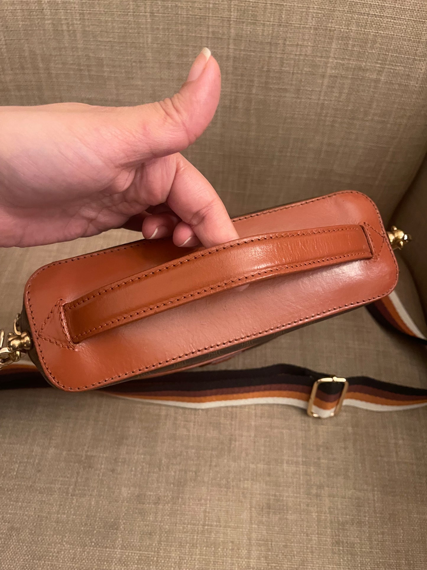 Authentic vintage Celine vanity clutch crossbody bag