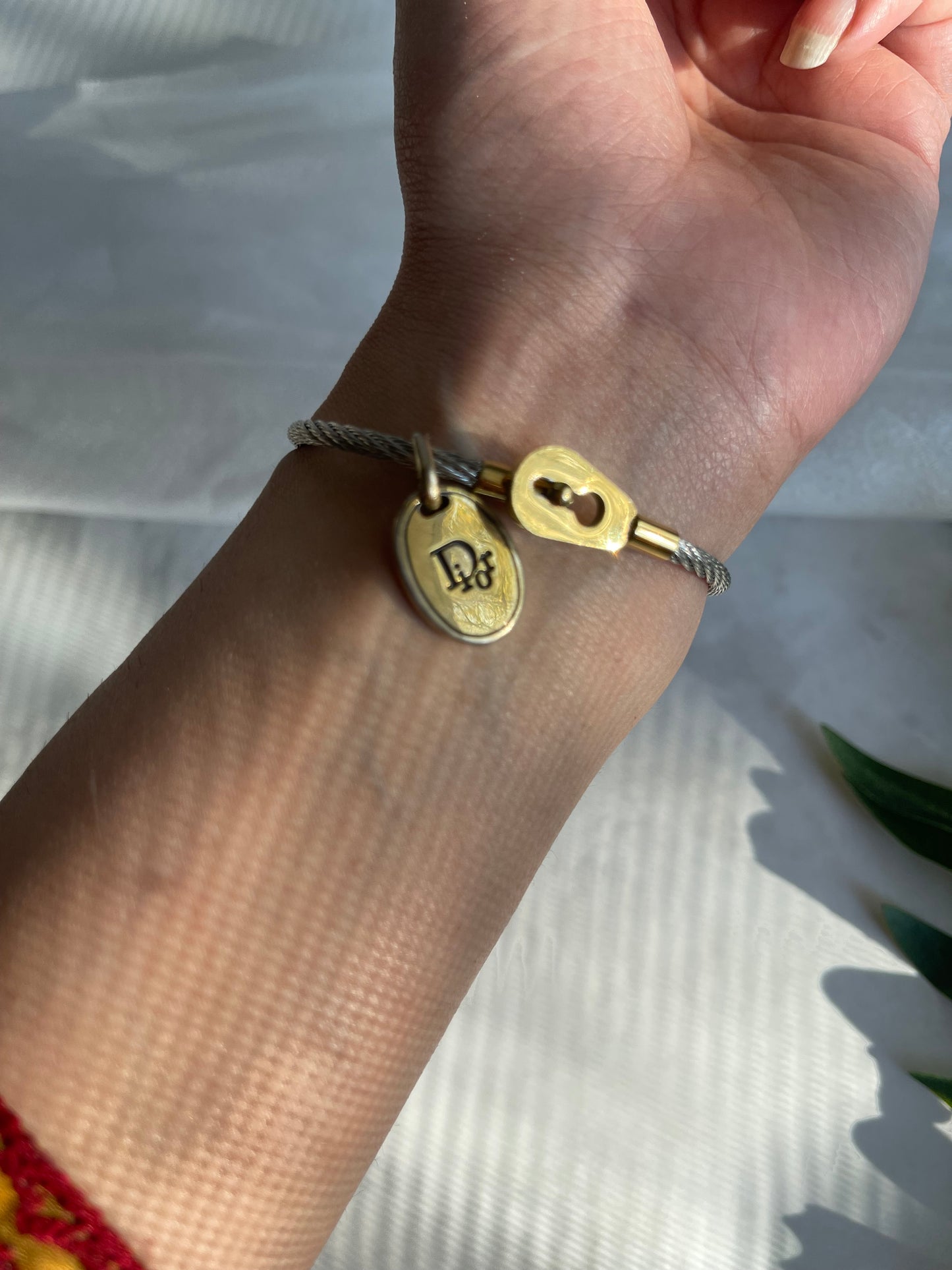 Upcycled charm bracelet