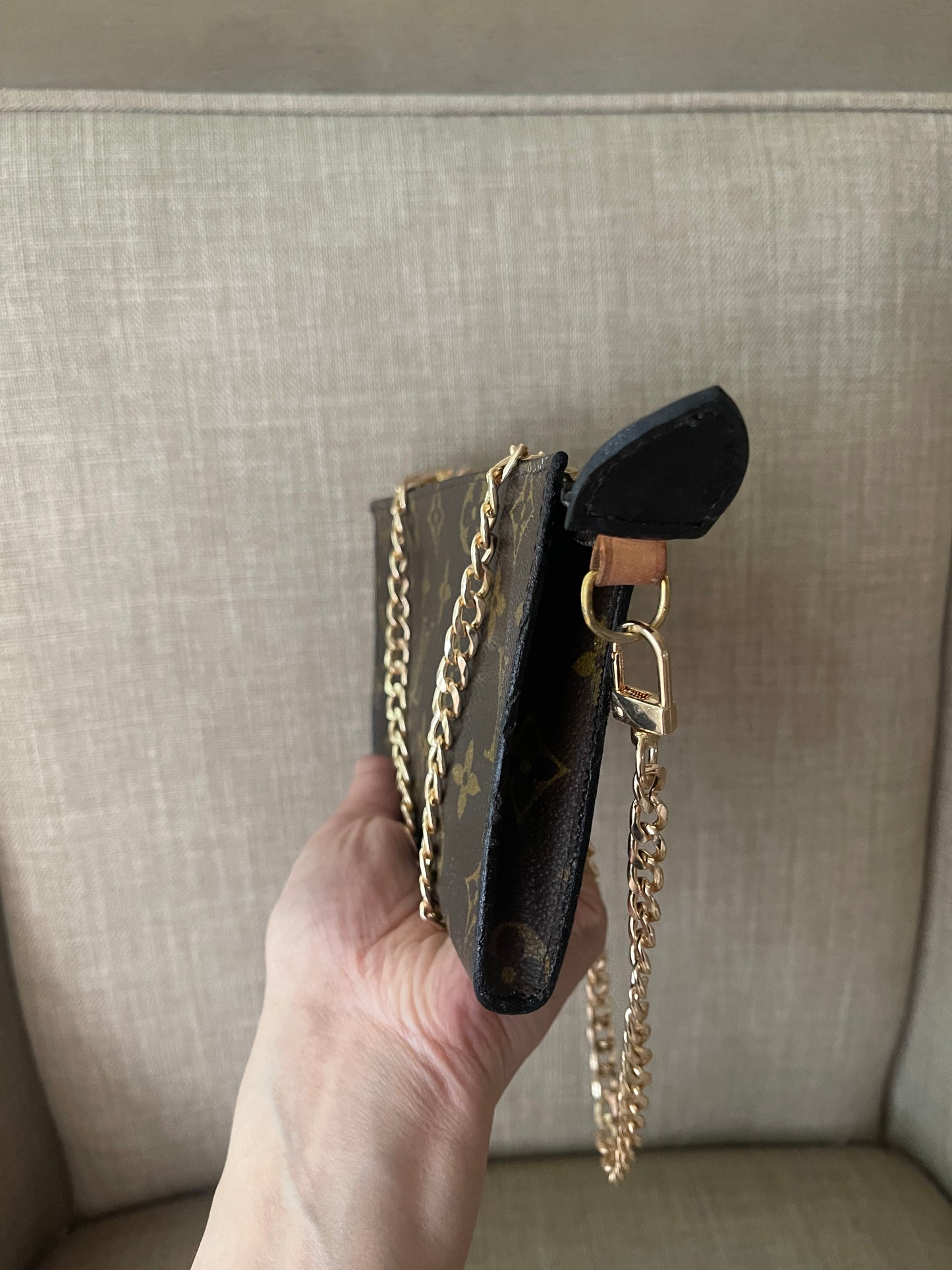 Authentic Louis Vuitton accessory pouch