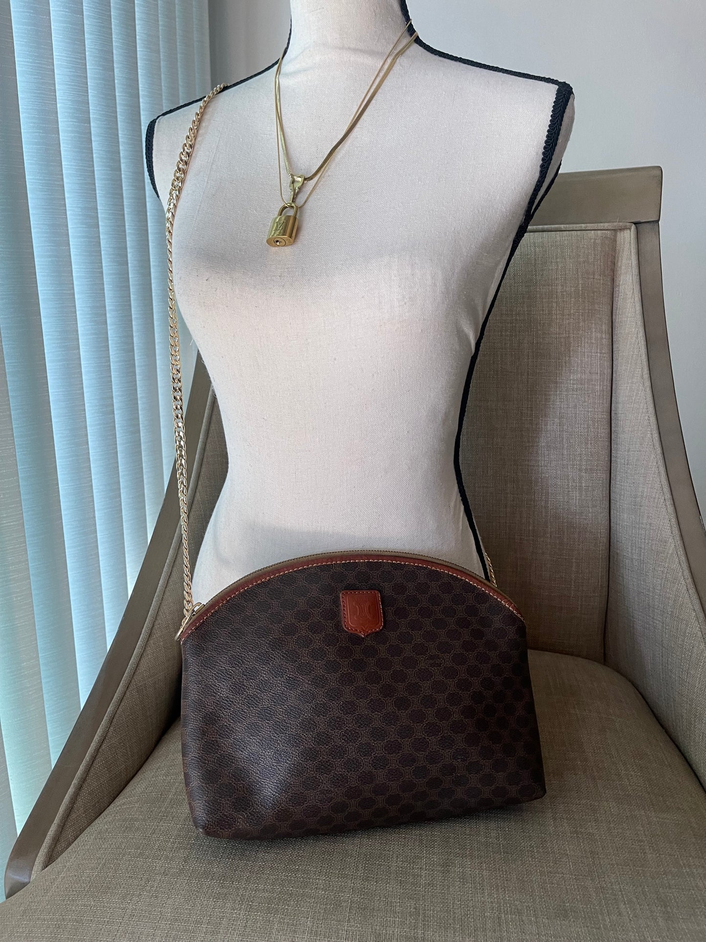 Authentic vintage Celine clutch bag