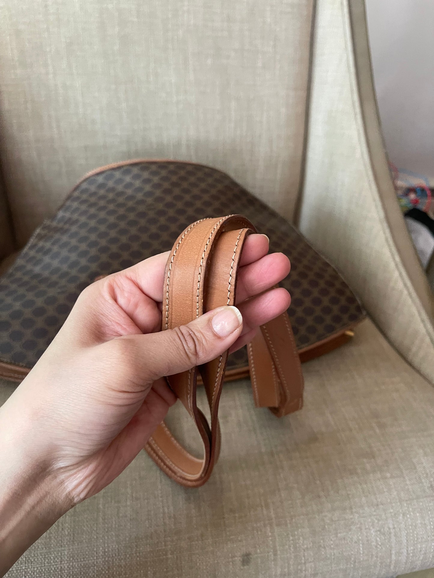 Authentic Celine vintage tote bag