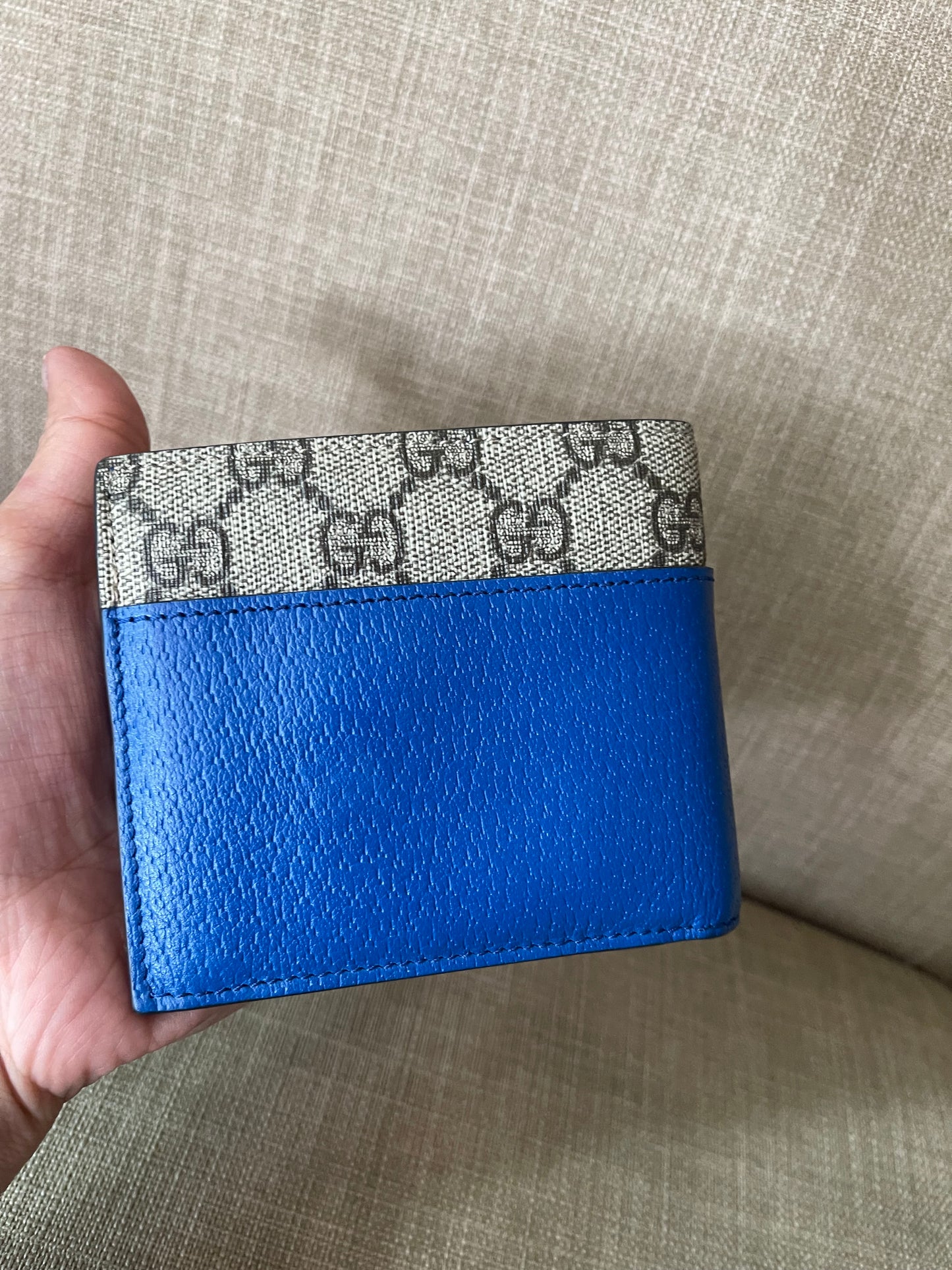 Authentic Gucci interlock GG bifold wallet men
