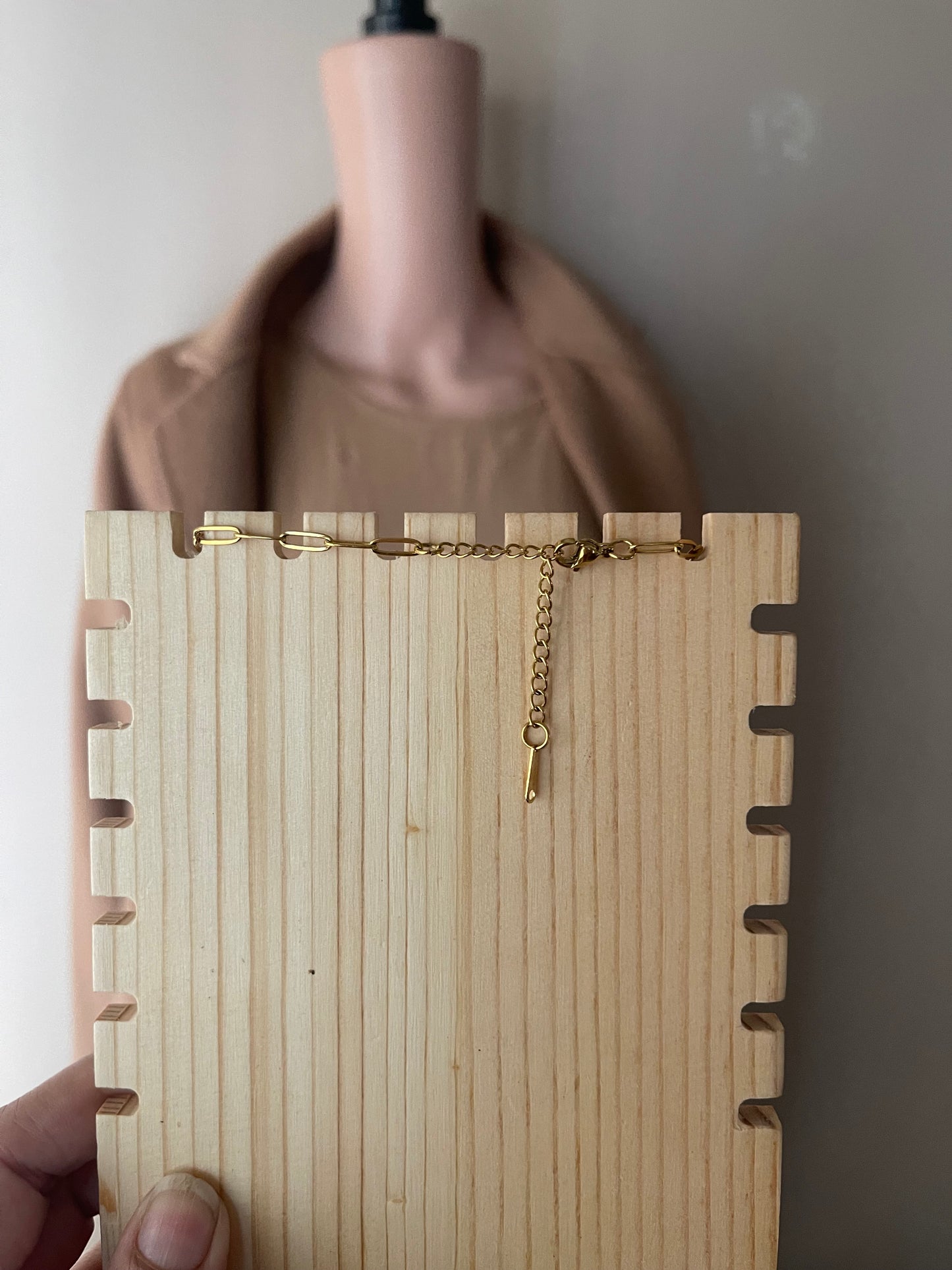 Upcycled charm necklace