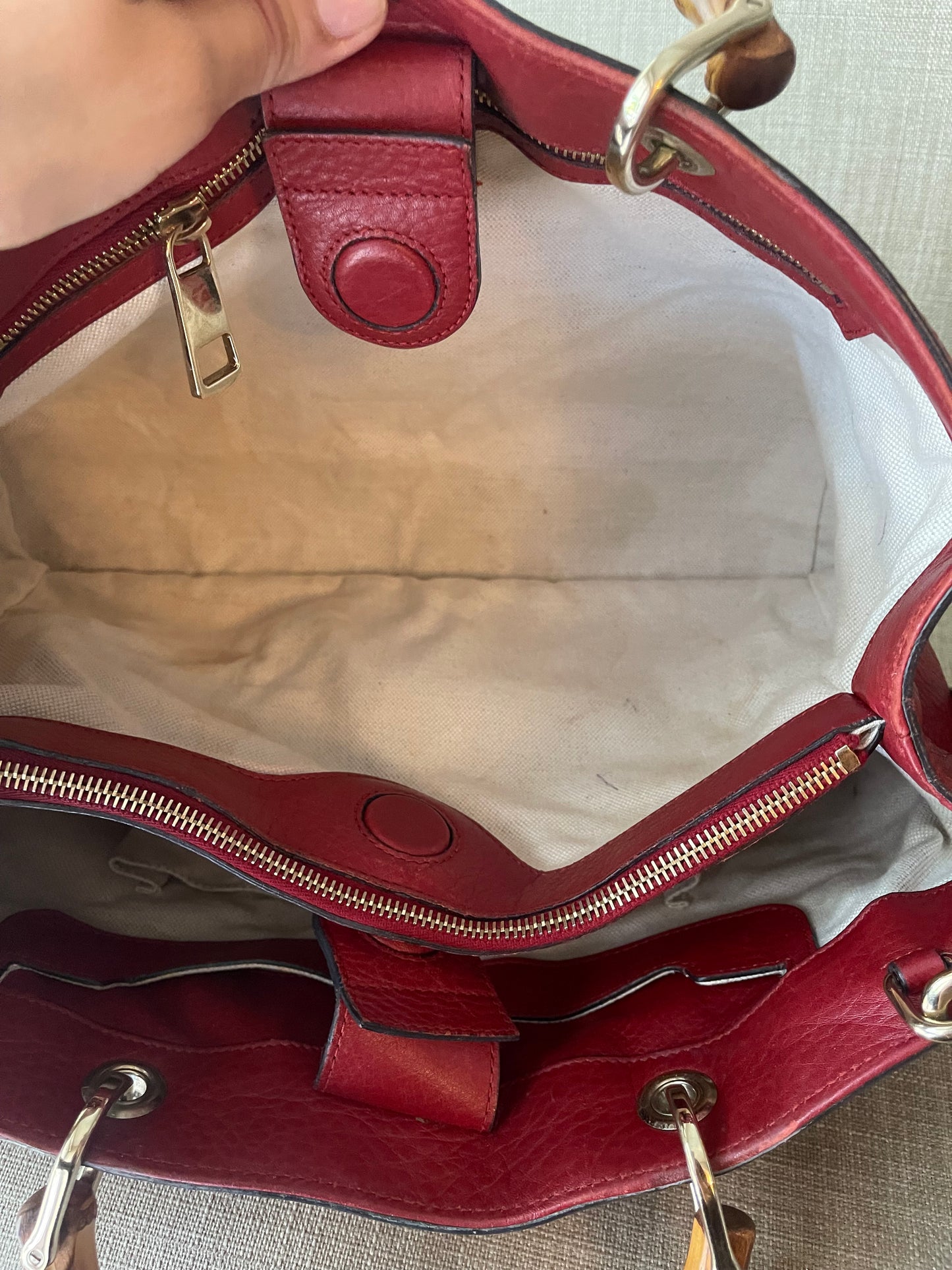 Authentic Gucci vintage bamboo shoulder bag