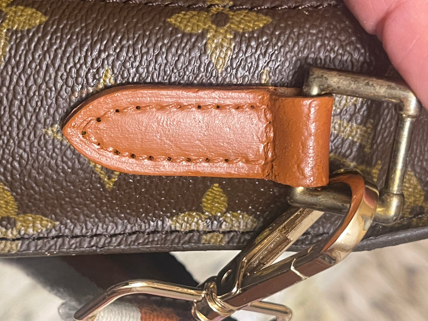 Authentic vintage Louis Vuitton monogram crossbody bag