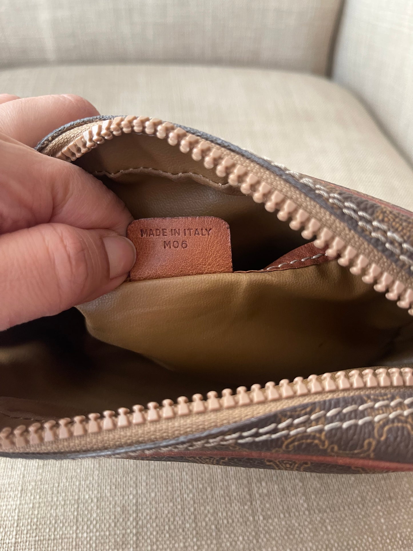 Authentic Celine vintage accessory pouch