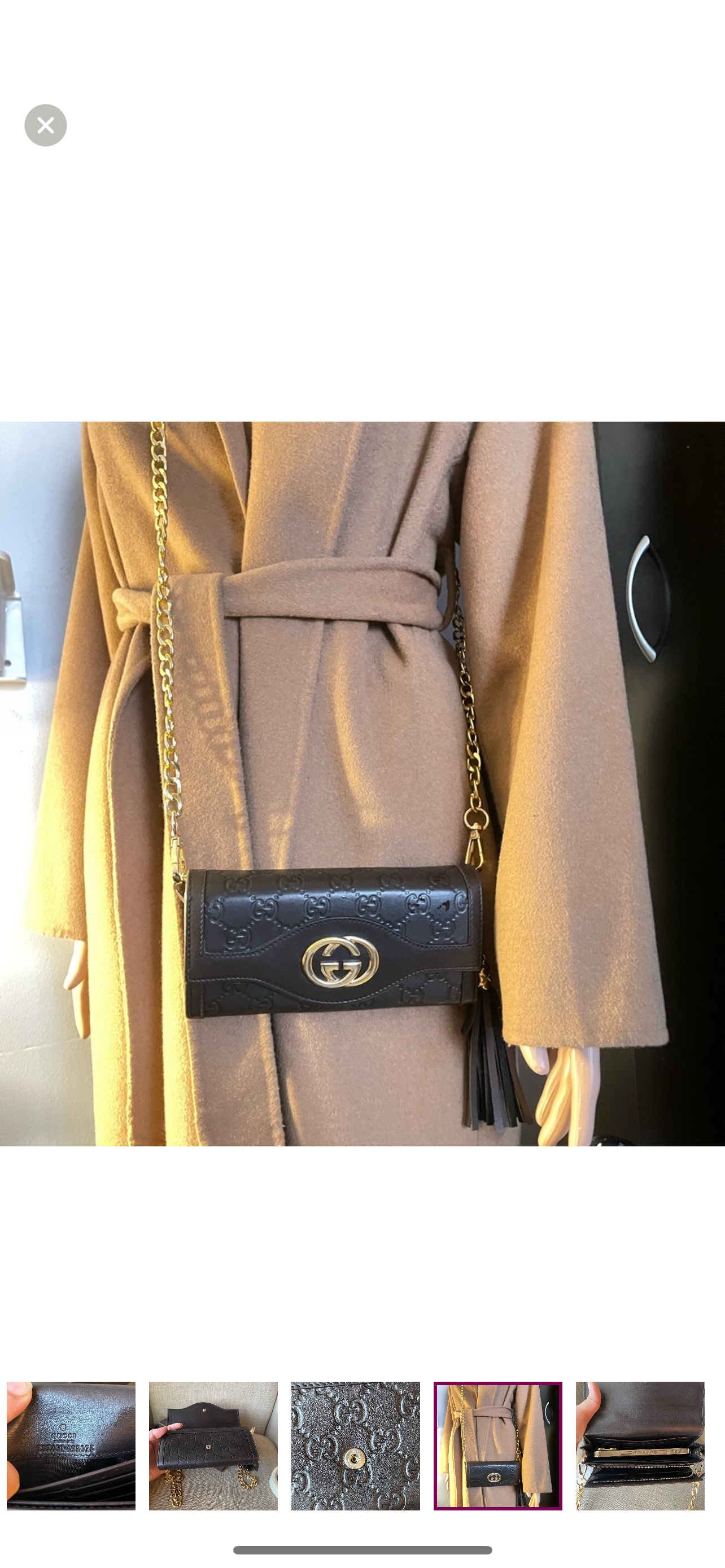 Authentic Gucci vintage gg wallet