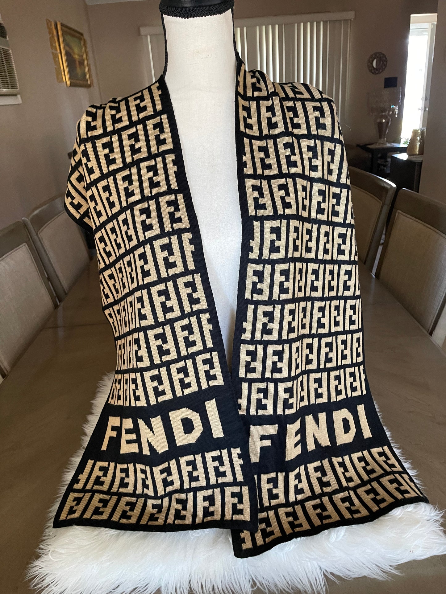 Authentic vintage fendi scarf