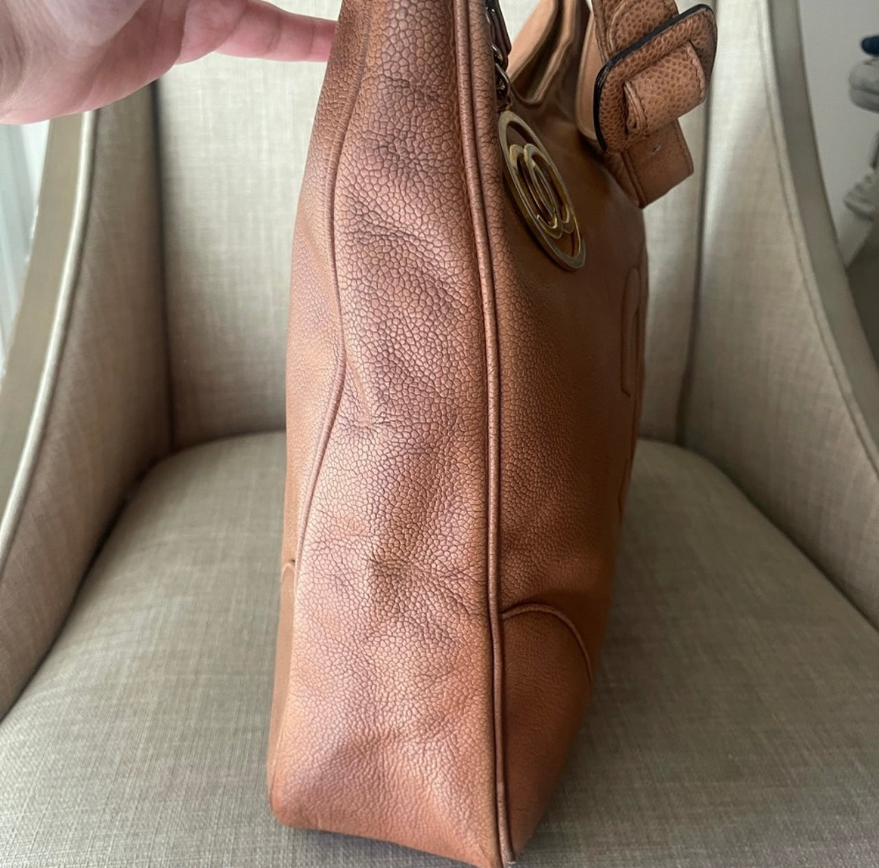 Authentic Chanel vintage hobo shoulder bag