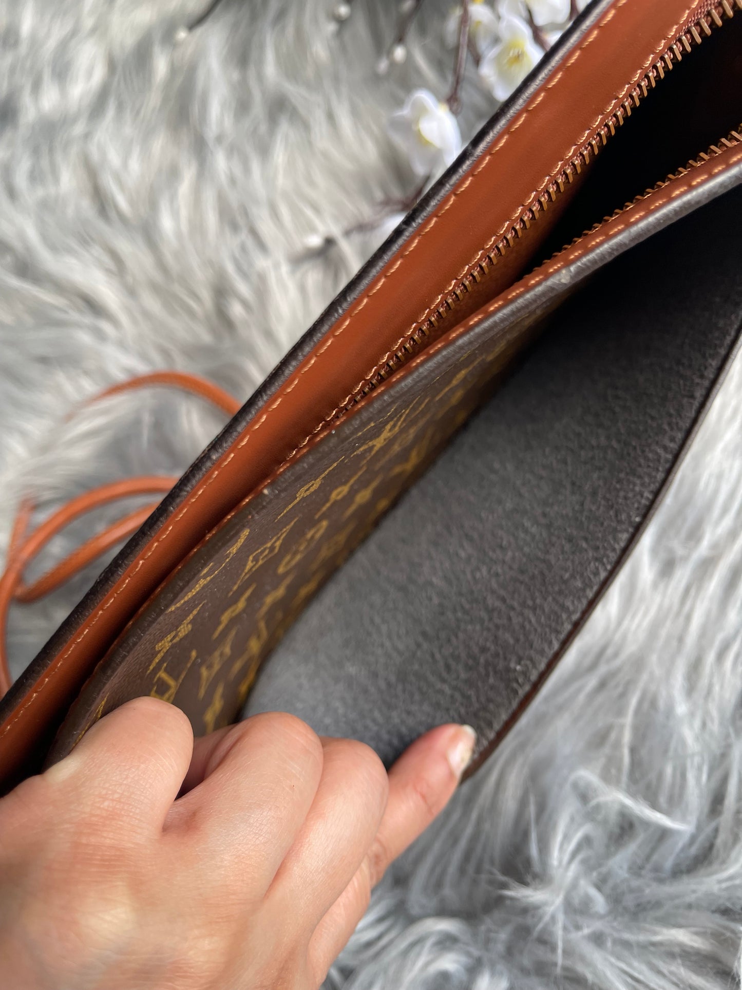 Authentic Louis Vuitton monogram clutch bag