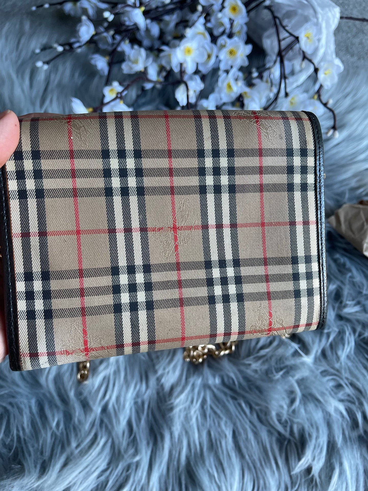 Authentic Burberrys vintage crossbody bag