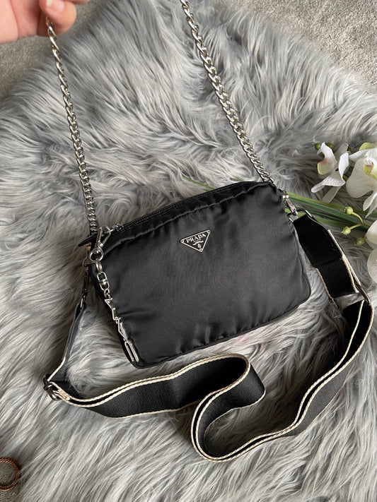 Authentic Prada accesory pouch crossbody