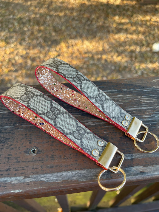 Upcycled Gucci wristlet